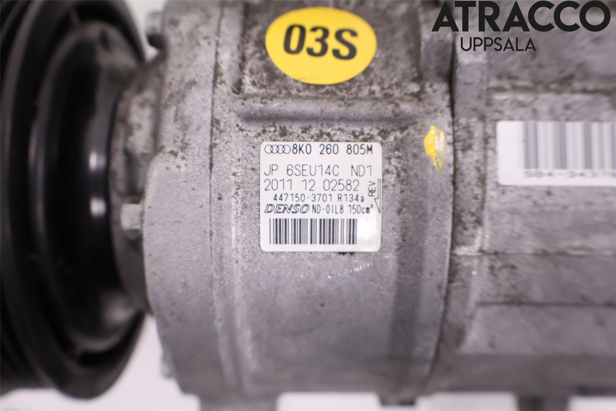 Audi A5 07-16 Varme Ac Kompressor