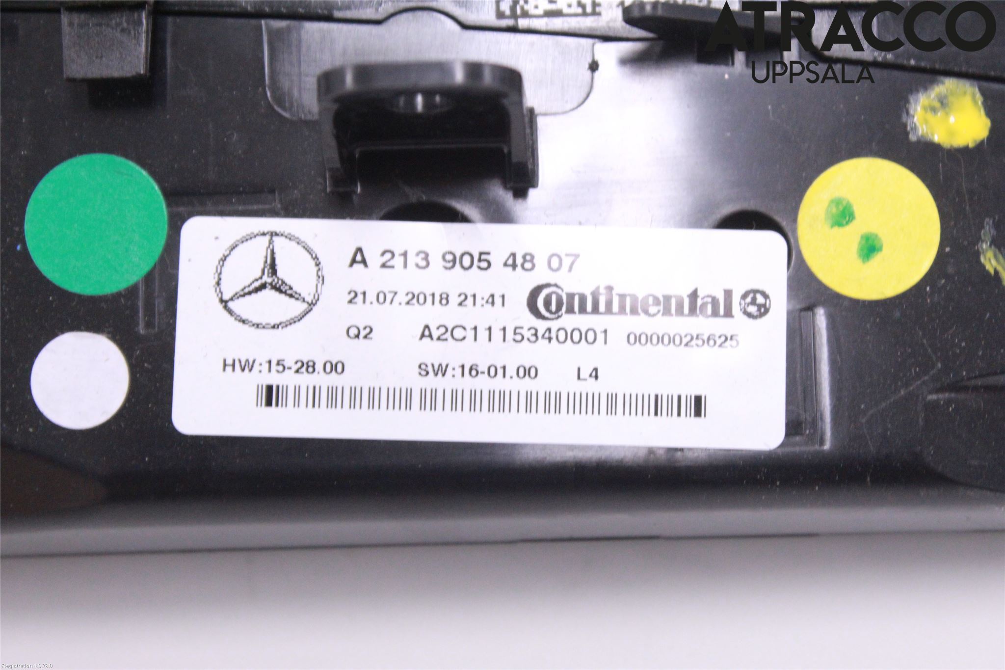 Mercedes-Benz MB E-KLASS (W213) 16-23 Varme Ac Betjening-Display