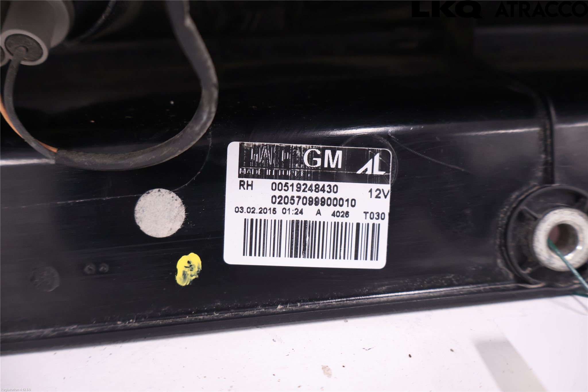 Opel COMBO D 12-18 Baklykt Høyre