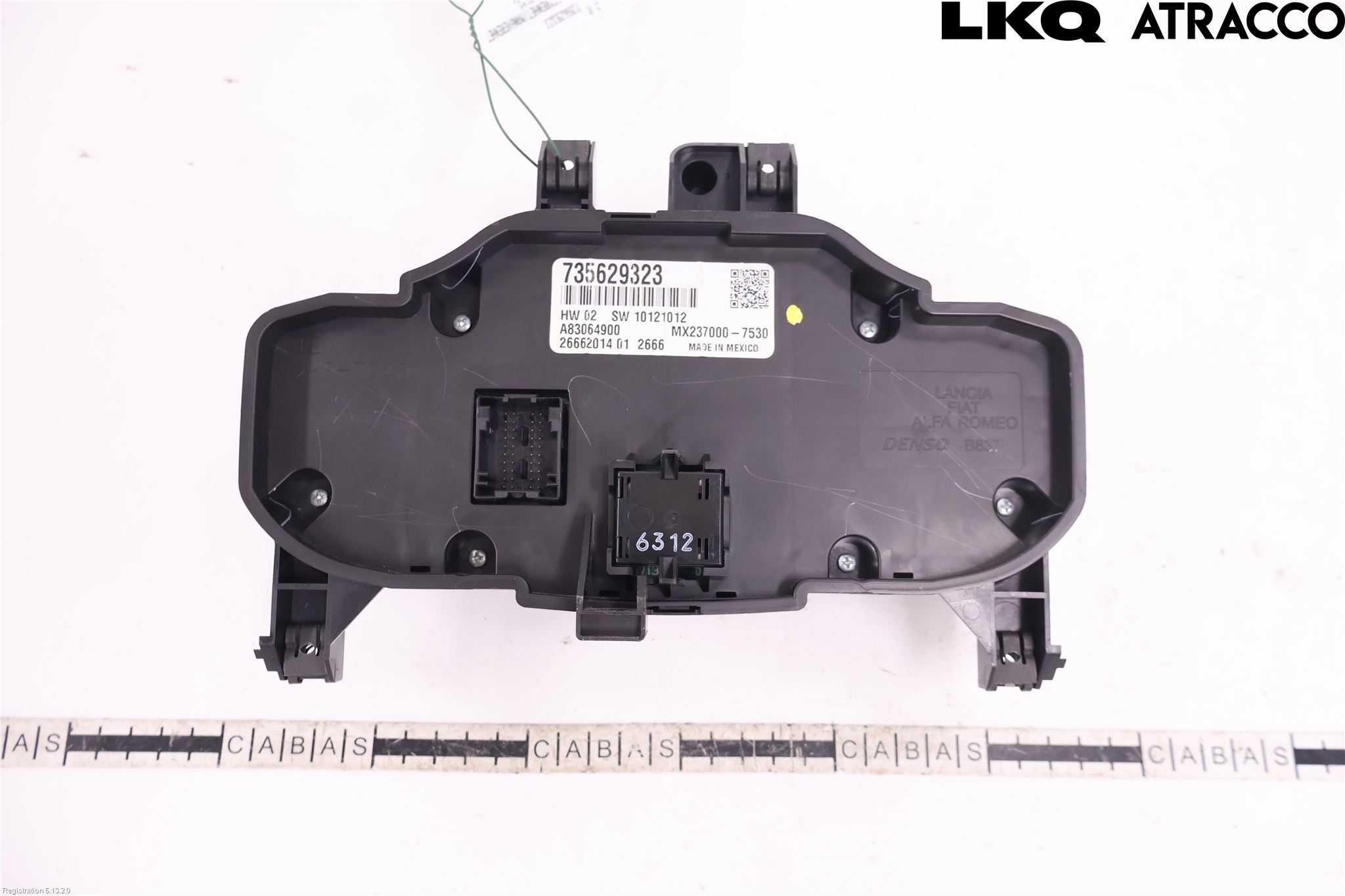 Fiat 500 07- Varme Ac Betjening-Display