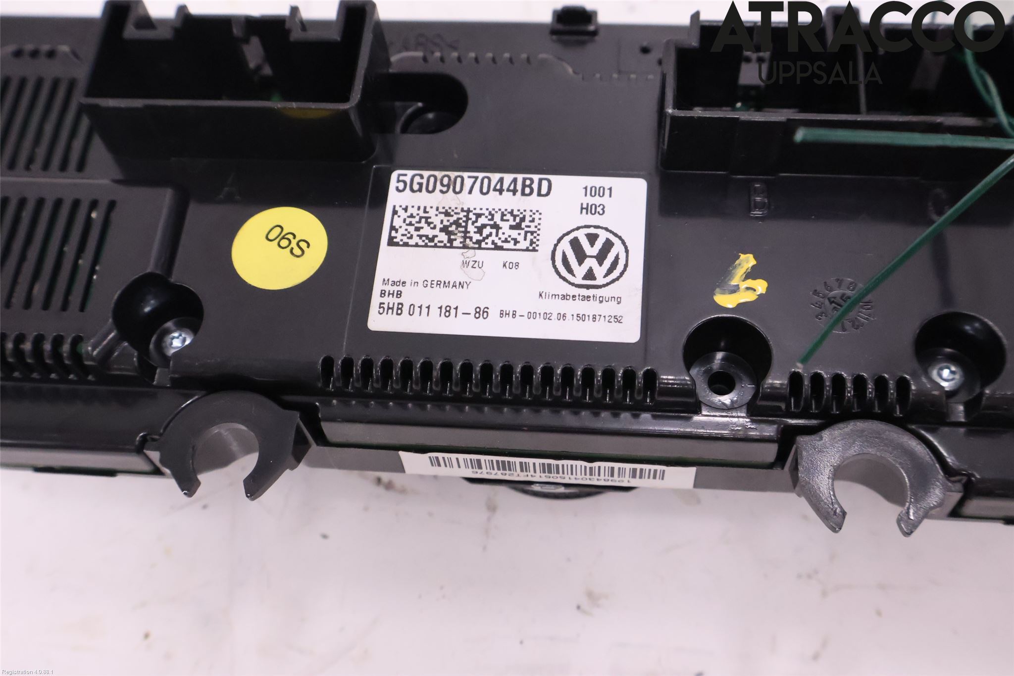 Volkswagen VW GOLF / E-GOLF VII 13-20 Varme Ac Betjening-Display