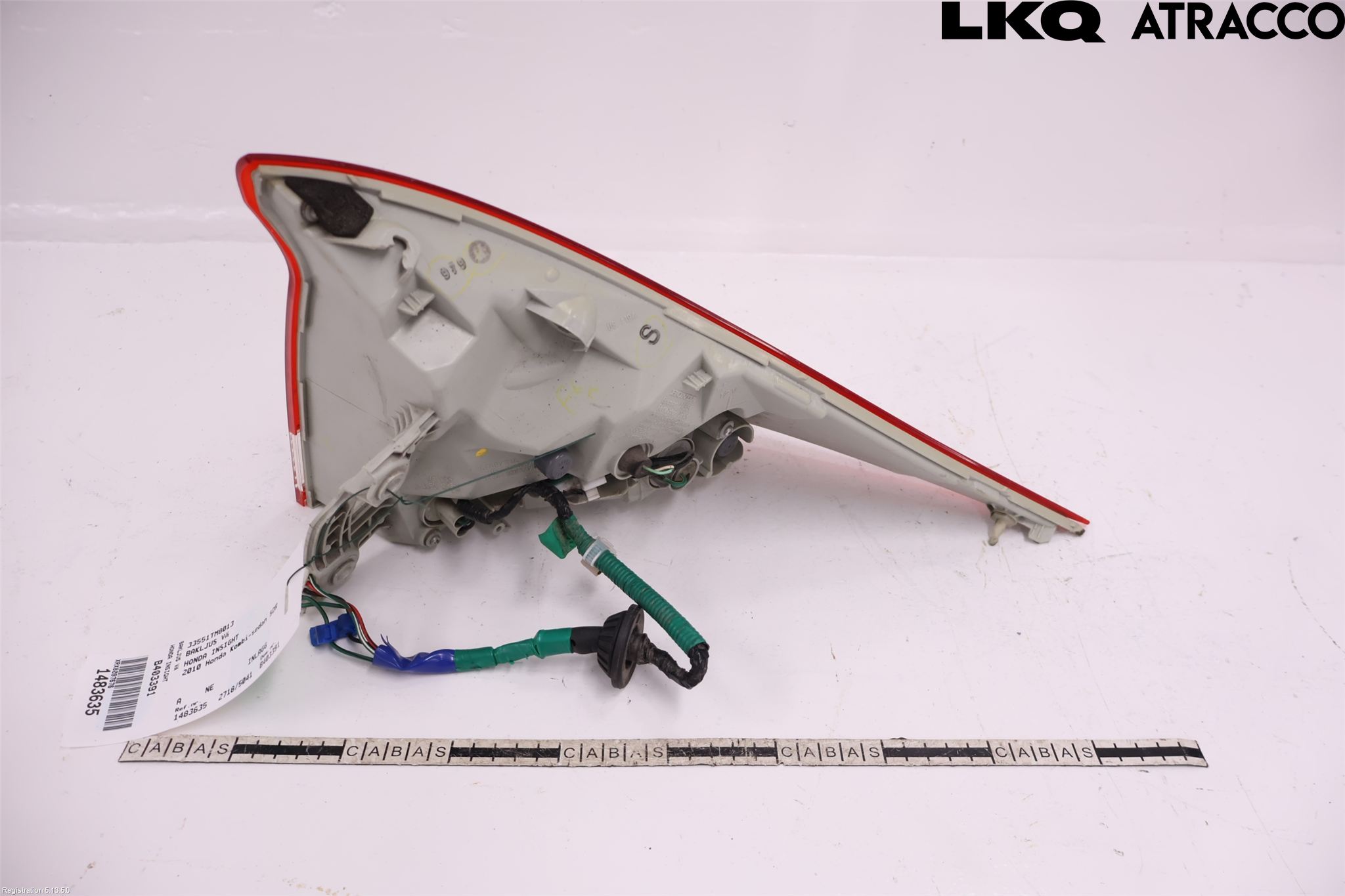 Honda INSIGHT Baklykt Venstre