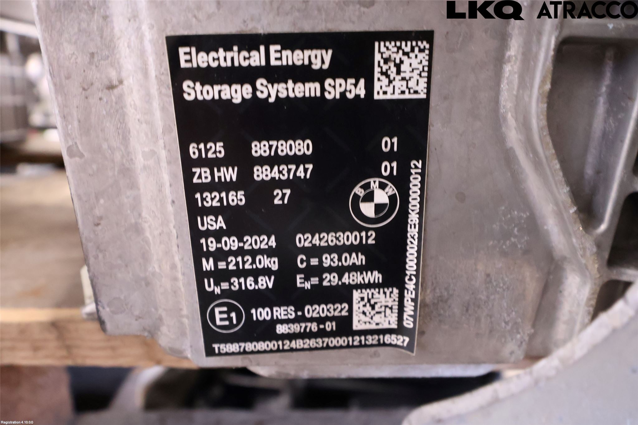 BMW X5 G05 18- Hybrid Batteri