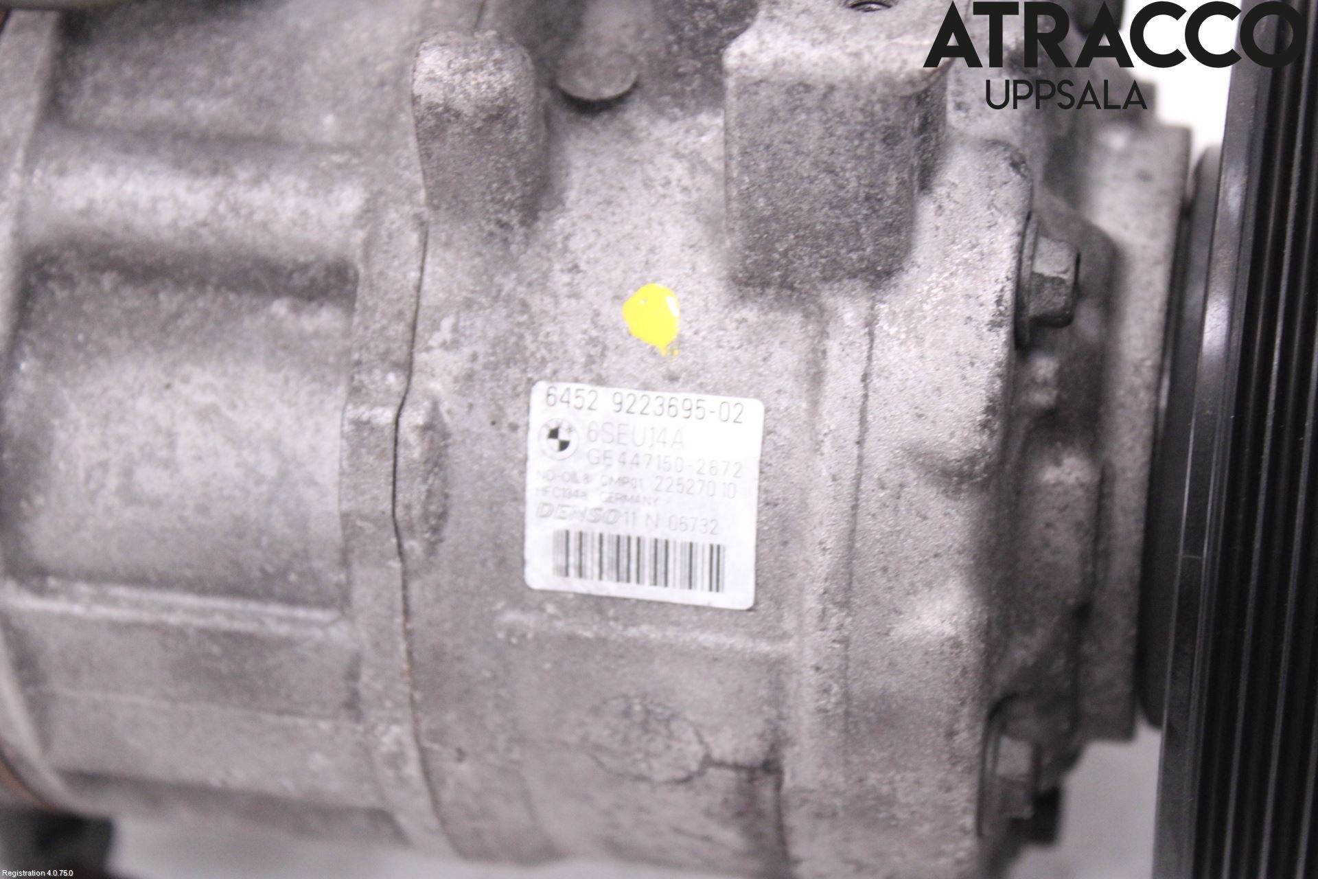 BMW 3 F30/F31/F80 12-19 Varme Ac Kompressor