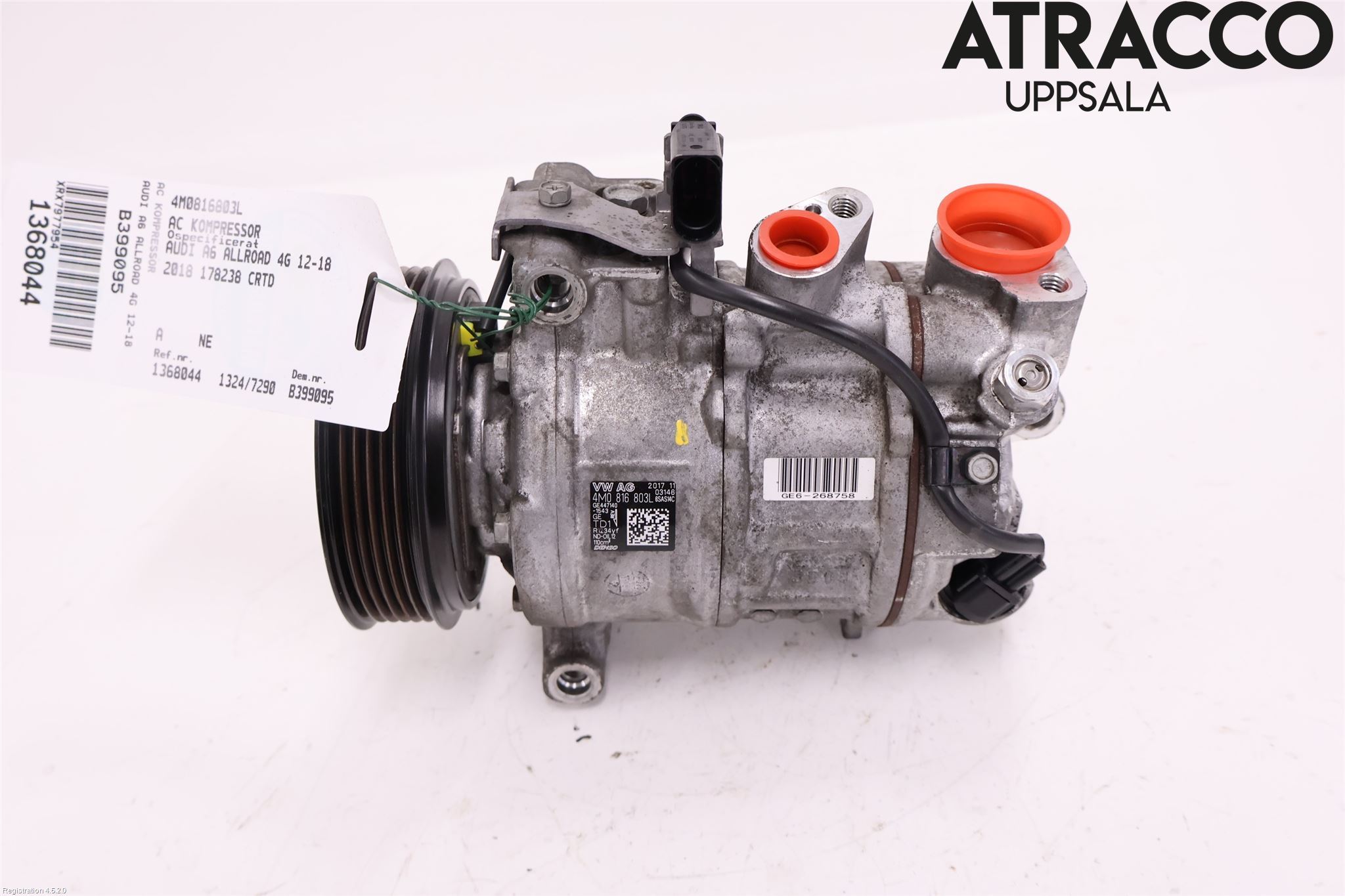 Audi A6 ALLROAD 12-18 Varme Ac Kompressor
