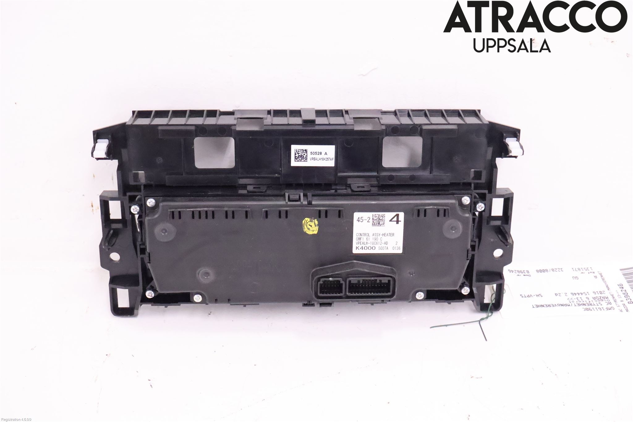 Mazda 6 13- Varme Ac Betjening-Display