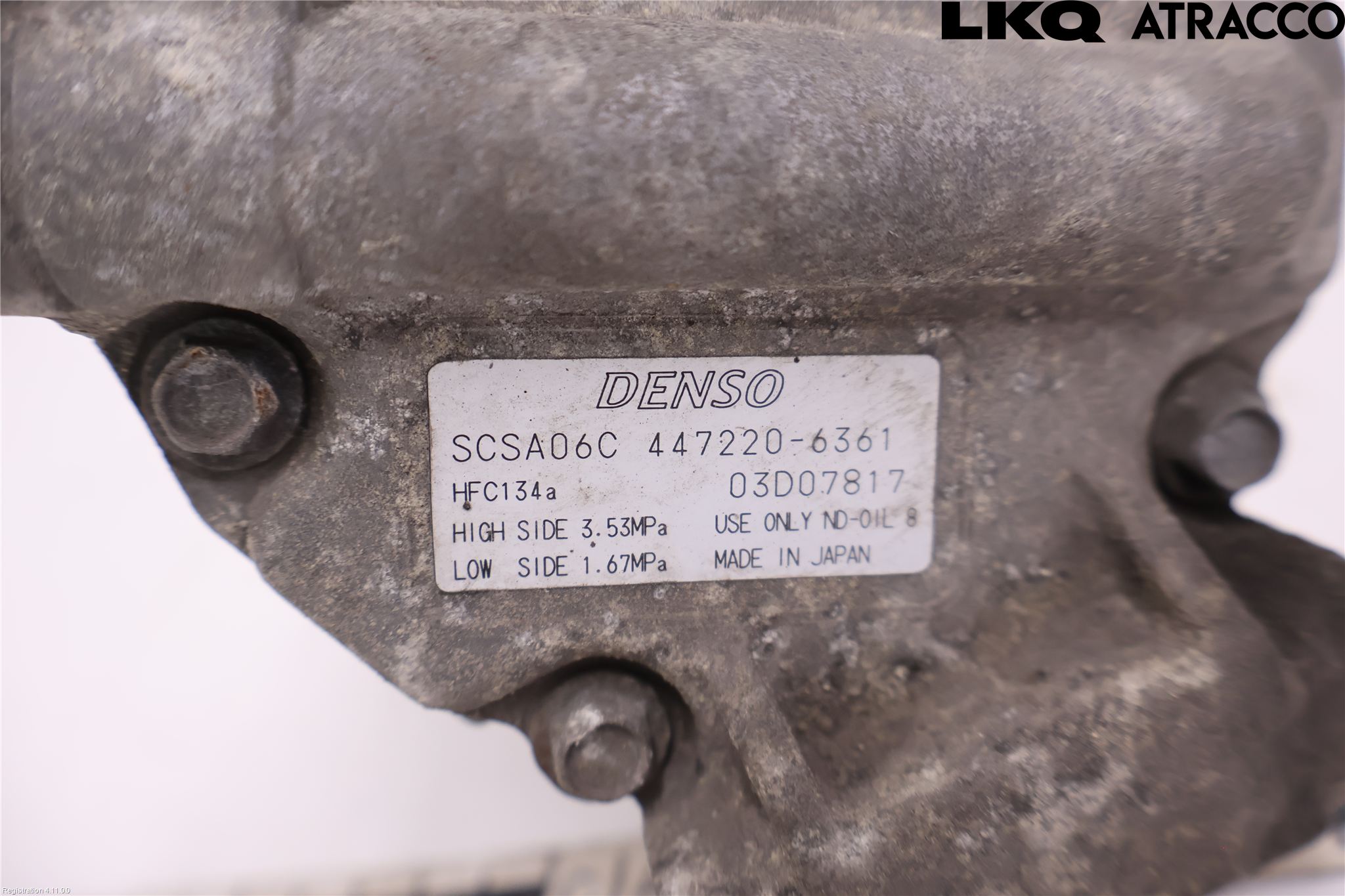Toyota COROLLA 02-07 Varme Ac Kompressor