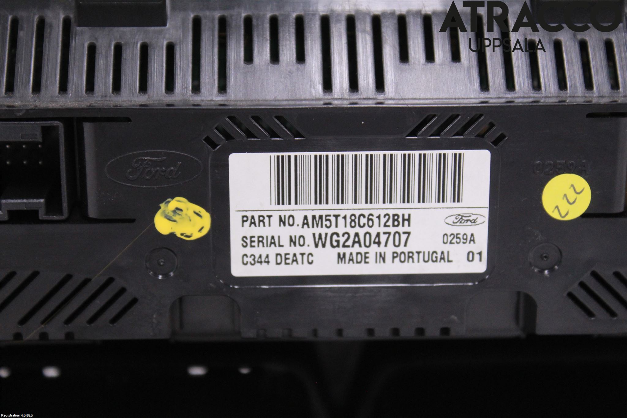 Ford C-MAX II  11-14 Varme Ac Betjening-Display