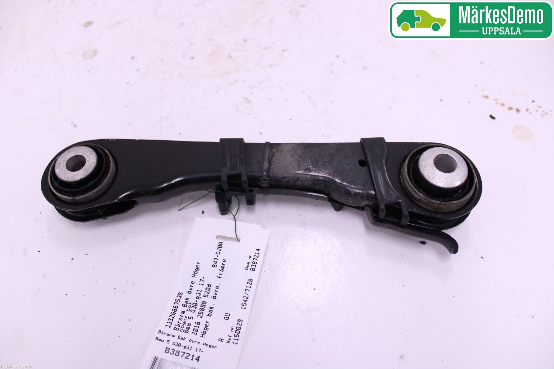 BMW 5 G30/G31/F90 17-23 Bærearm Bak Høyre Øvre