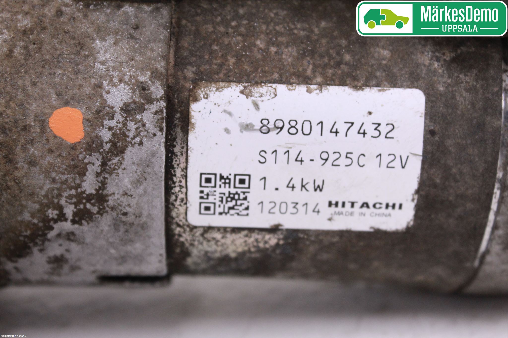 Opel MERIVA B 10-17 Startmotor Diesel
