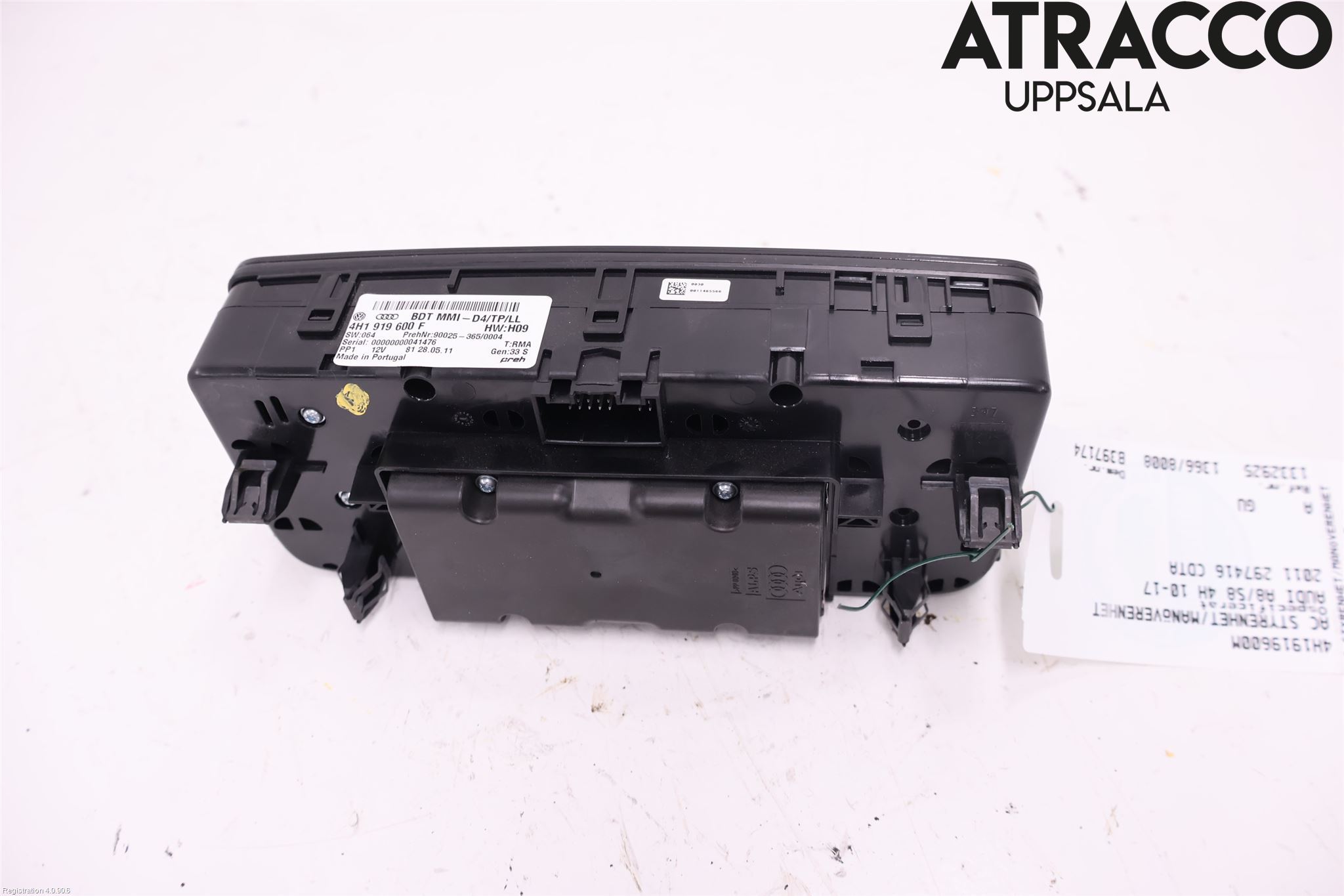 Audi A8/S8 4H 10-17 Varme Ac Betjening-Display