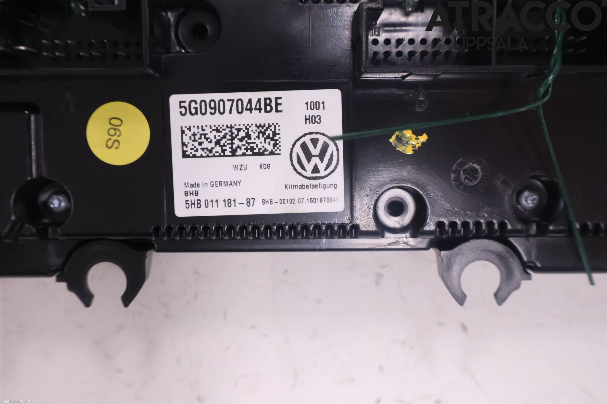 Volkswagen VW GOLF / E-GOLF VII 13-20 Varme Ac Betjening-Display