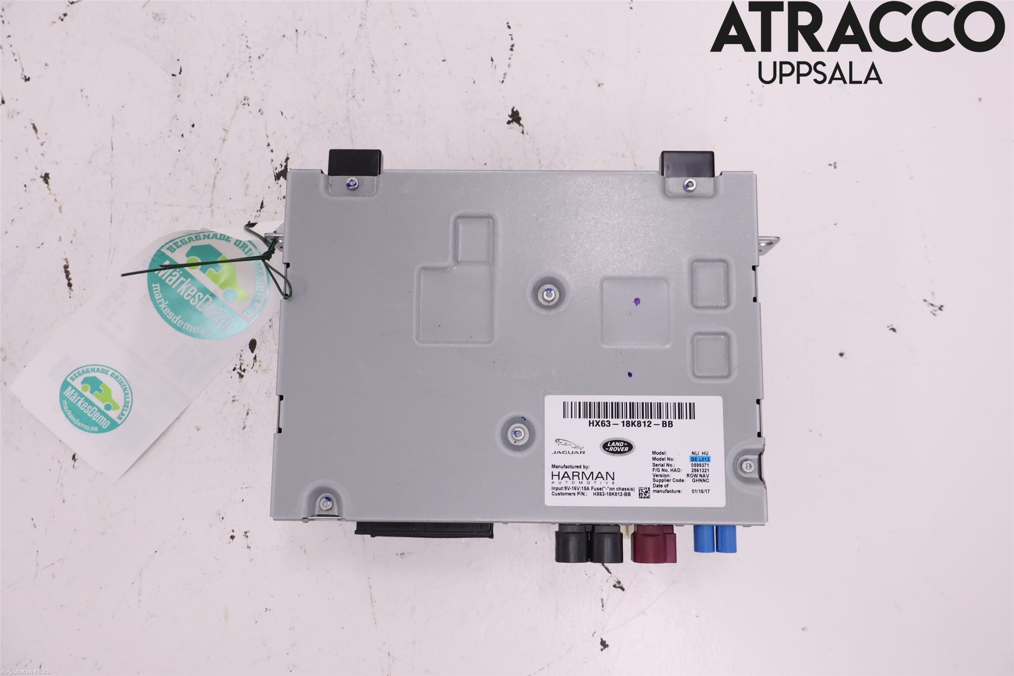 Jaguar XF (X260) 16-24 Stereo Radio Med Cd