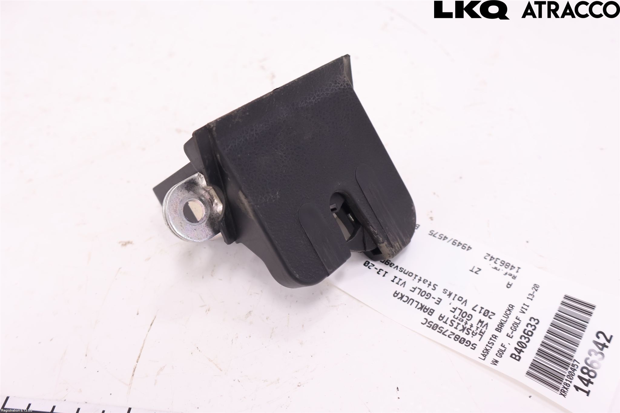 Volkswagen VW GOLF / E-GOLF VII 13-20 Bakluke-Lokk Låsekasse