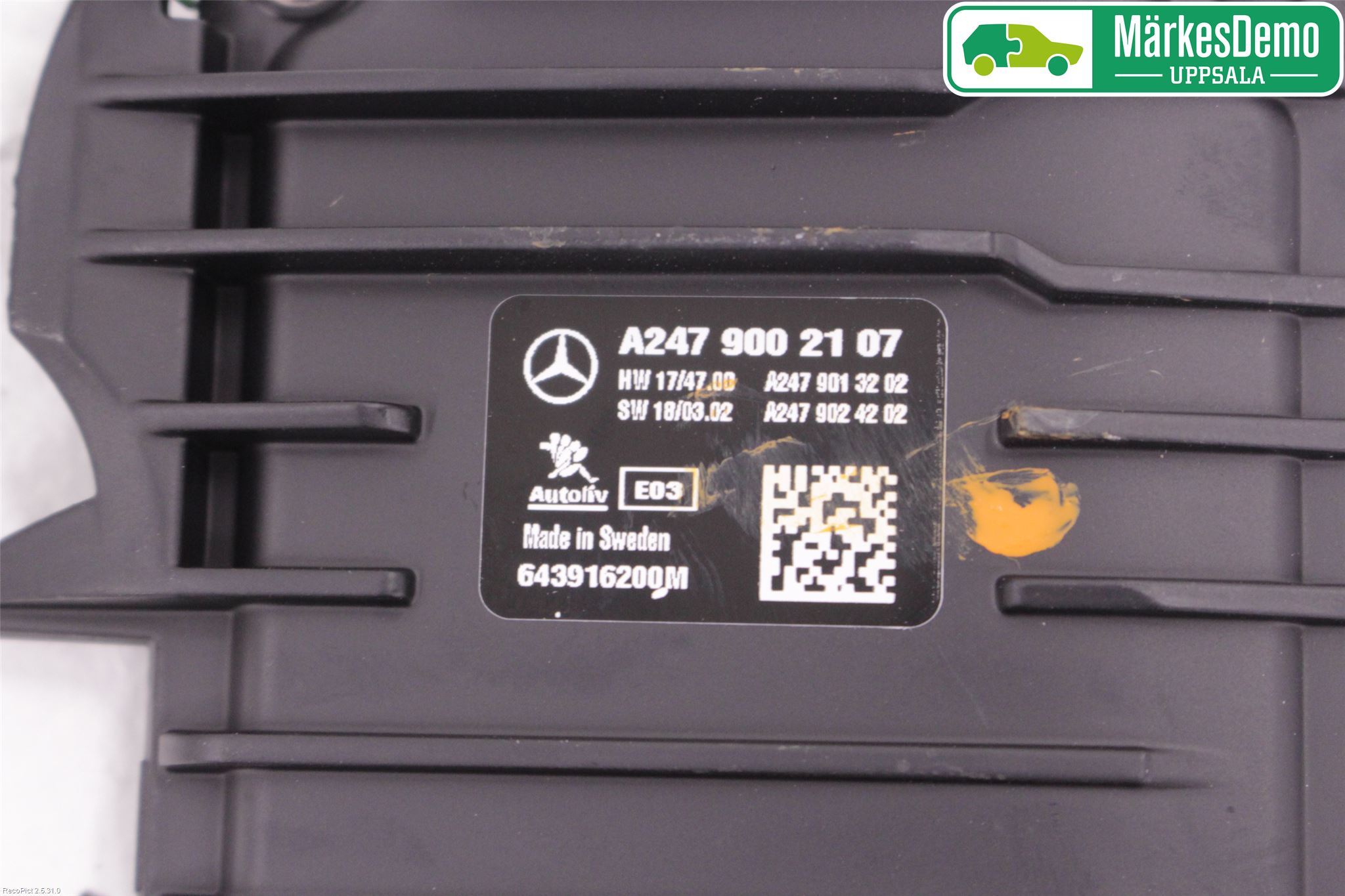 Mercedes-Benz MB A-KLASS (W177) 18- Parkeringshjelp Kamera