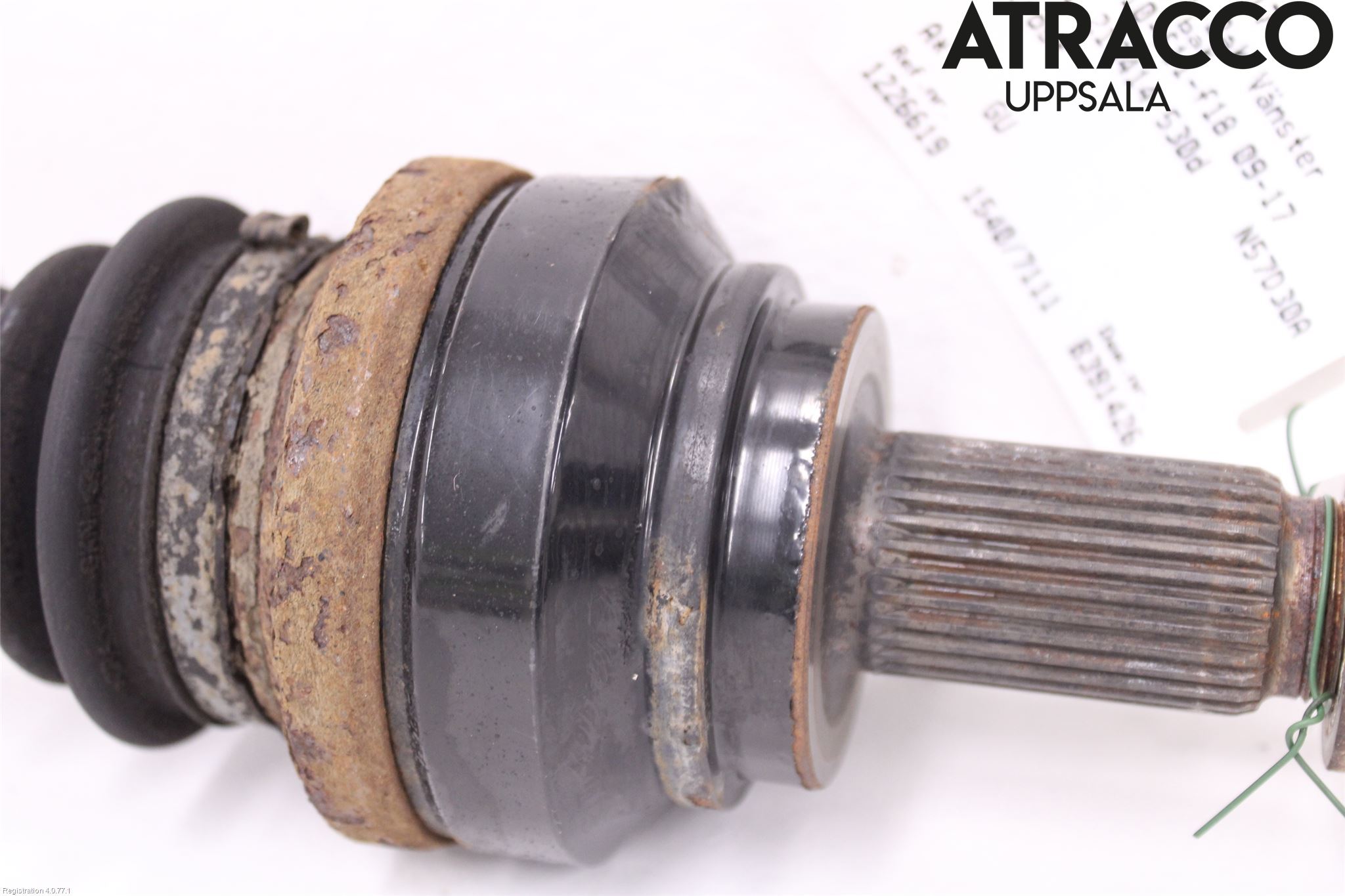 BMW 5 F10/F11/F18 09-17 Drivaksel Bak Kompl Venstre