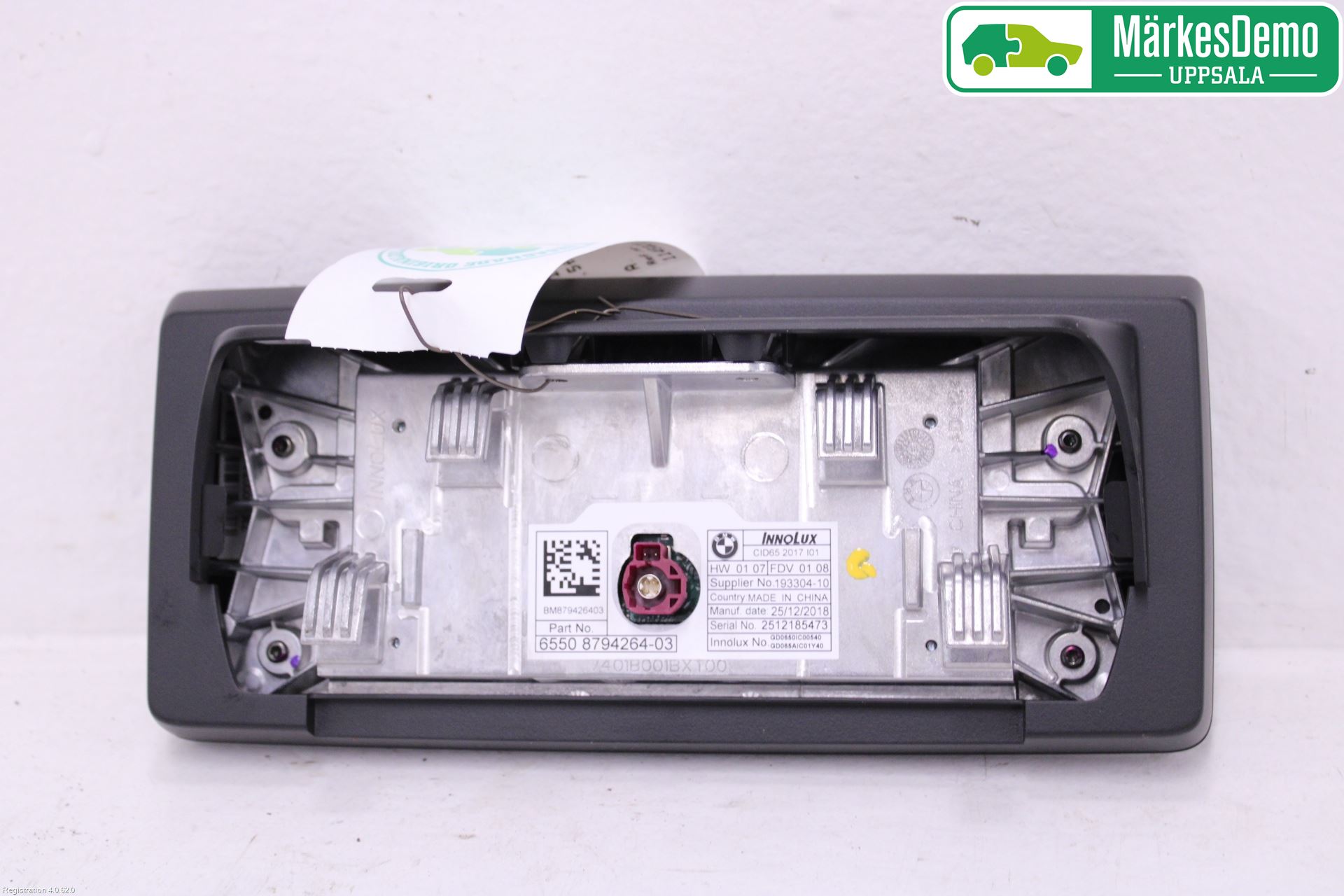 BMW i3 I01 13-22 Instr Skjerm Dvd-Gps-Ac-Tlf