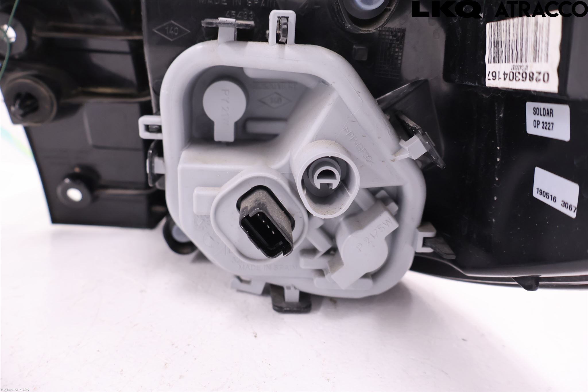 Renault CAPTUR 13-19 Baklykt Venstre