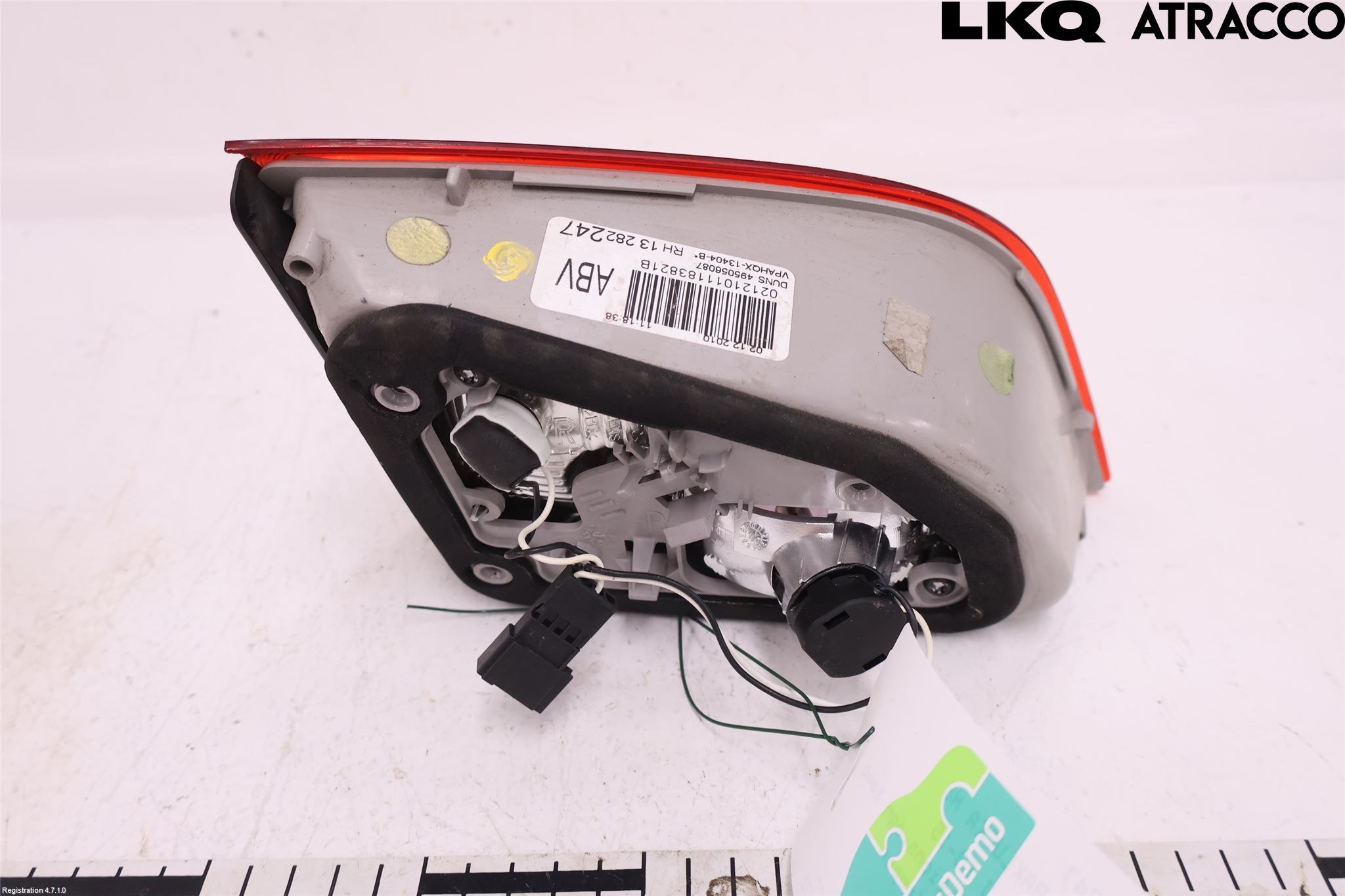 Opel ASTRA J 10-15 Baklykt Høyre  På Luke(Indre)