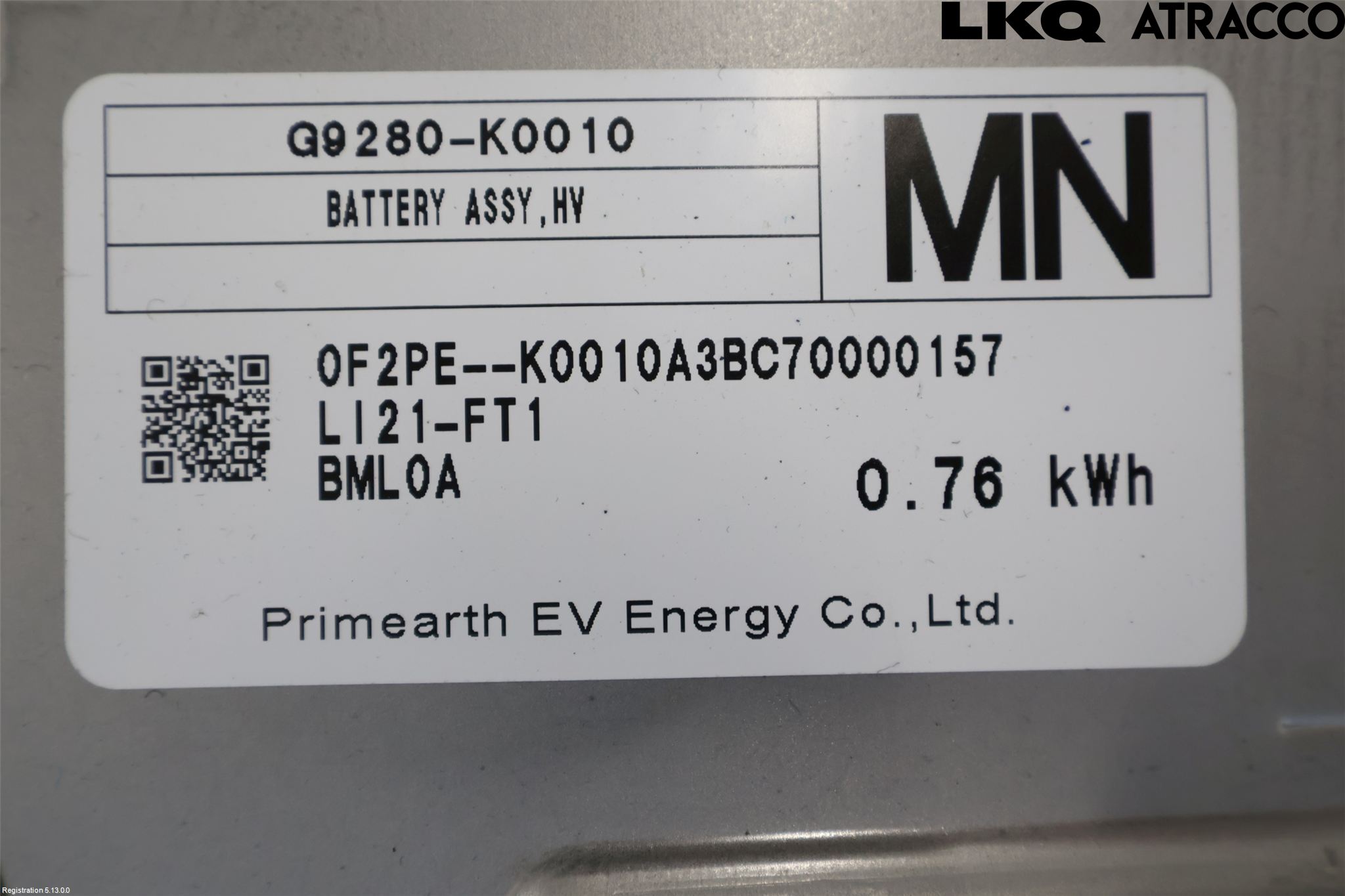Toyota YARIS XP21 20- Hybrid Batteri
