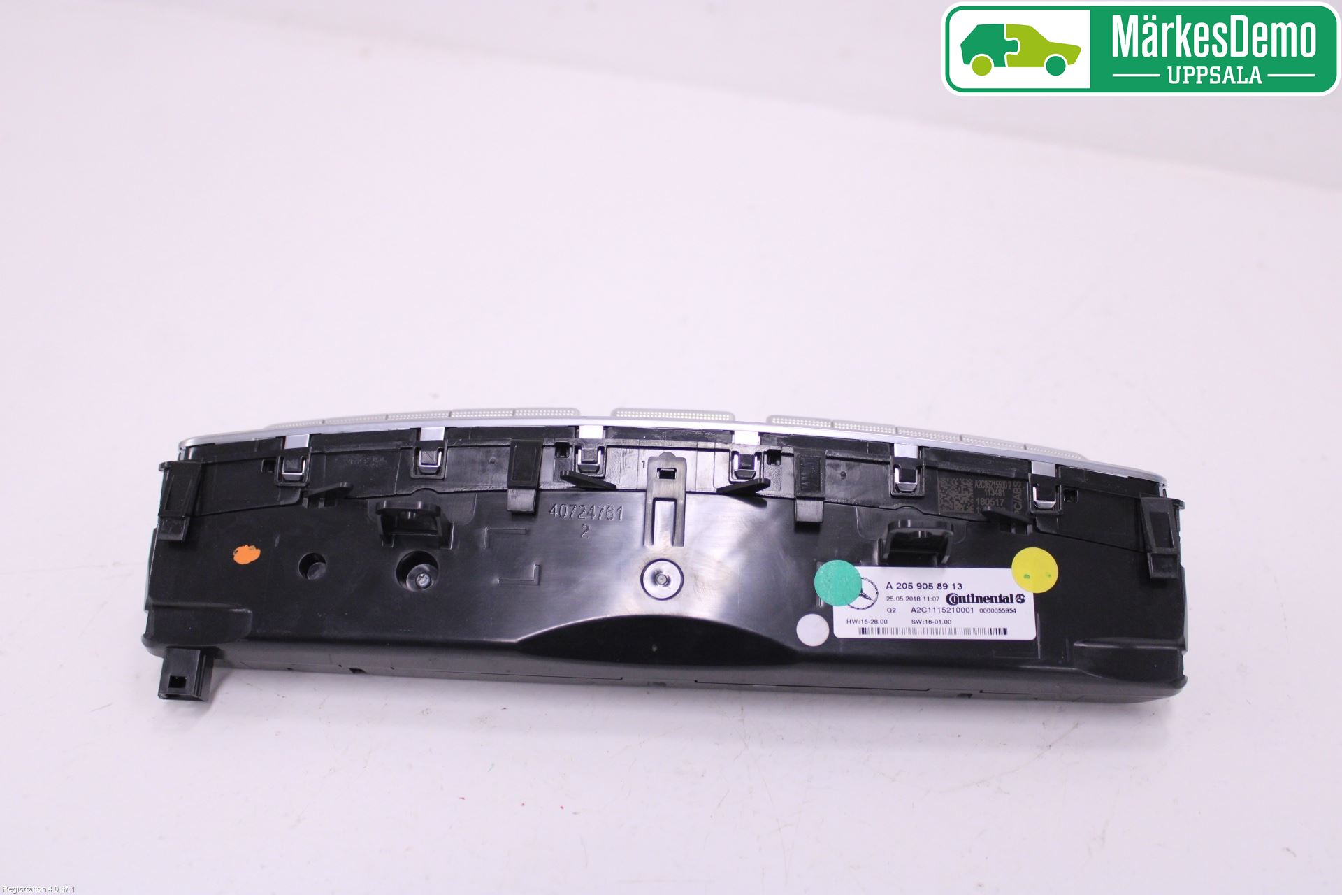 Mercedes-Benz MB C-KLASS (W205) 14-21 Varme Ac Betjening-Display