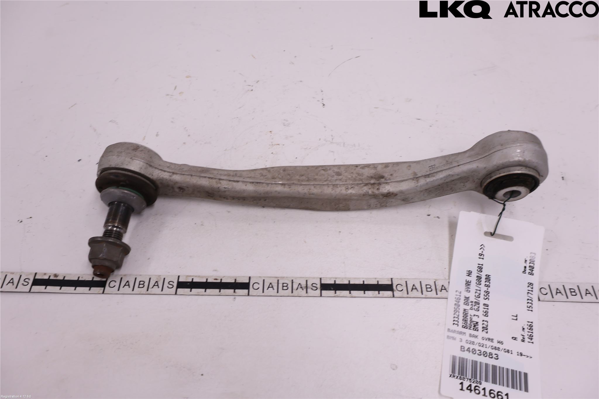 BMW 3 G20/G21/G80/G81 19- Bærearm Bak Høyre Øvre
