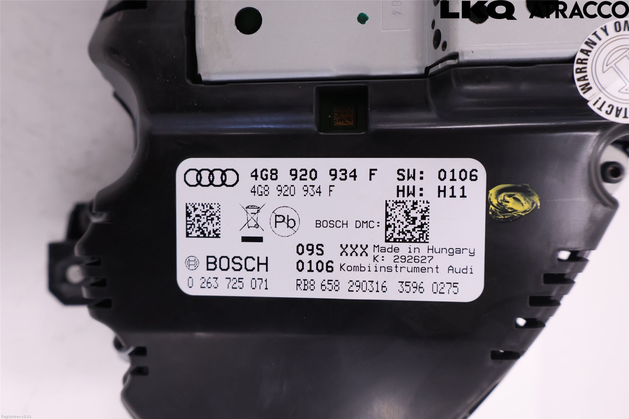 Audi A7/S7 4G 11-17 Instr Speedometer