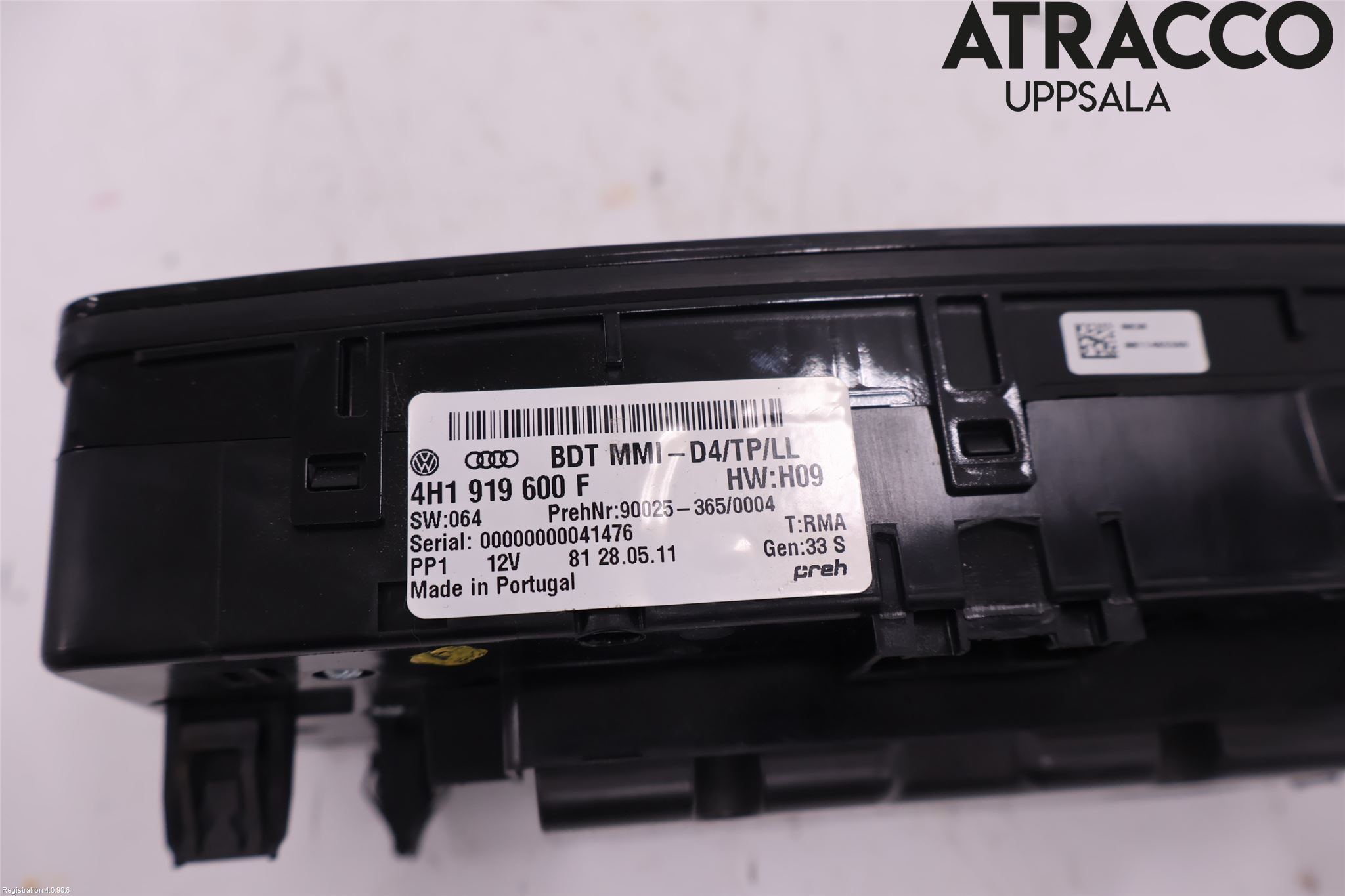 Audi A8/S8 4H 10-17 Varme Ac Betjening-Display