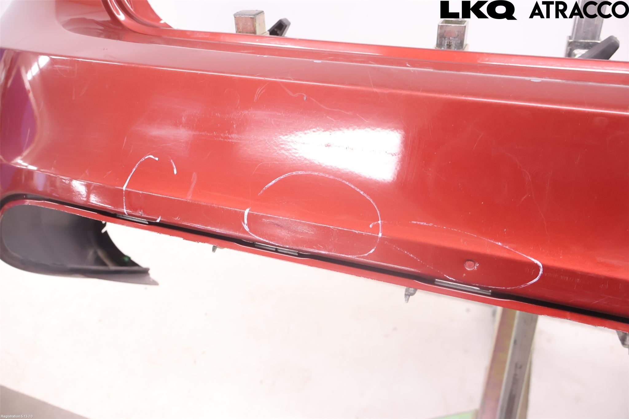 Volvo S60 11-13 Støtfanger Bak Overtrekk