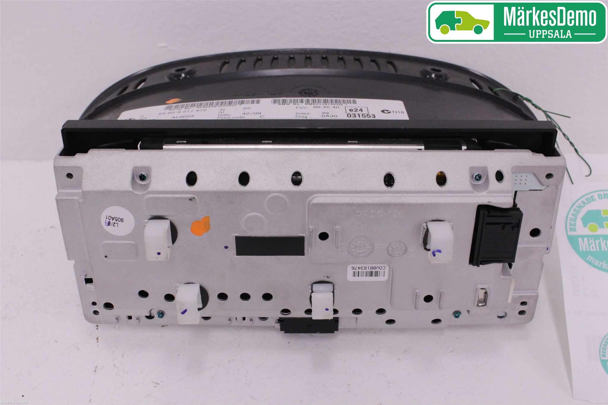 BMW 5 E60/61 Sed/Tou 02-10 Instr Skjerm Dvd-Gps-Ac-Tlf