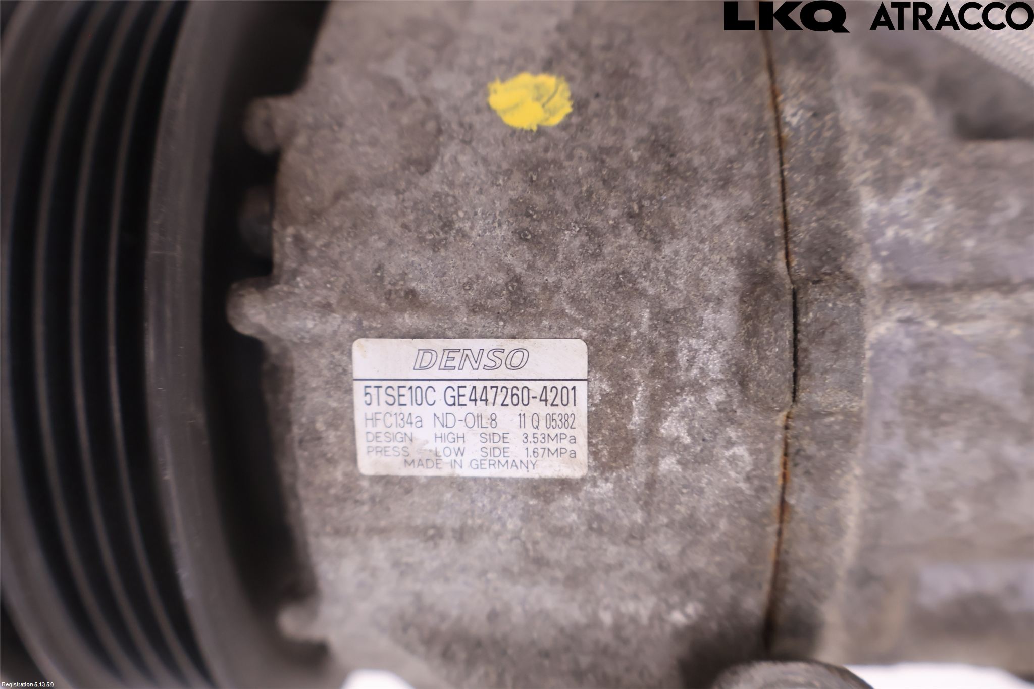 Toyota YARIS XP130 12-14 Varme Ac Kompressor
