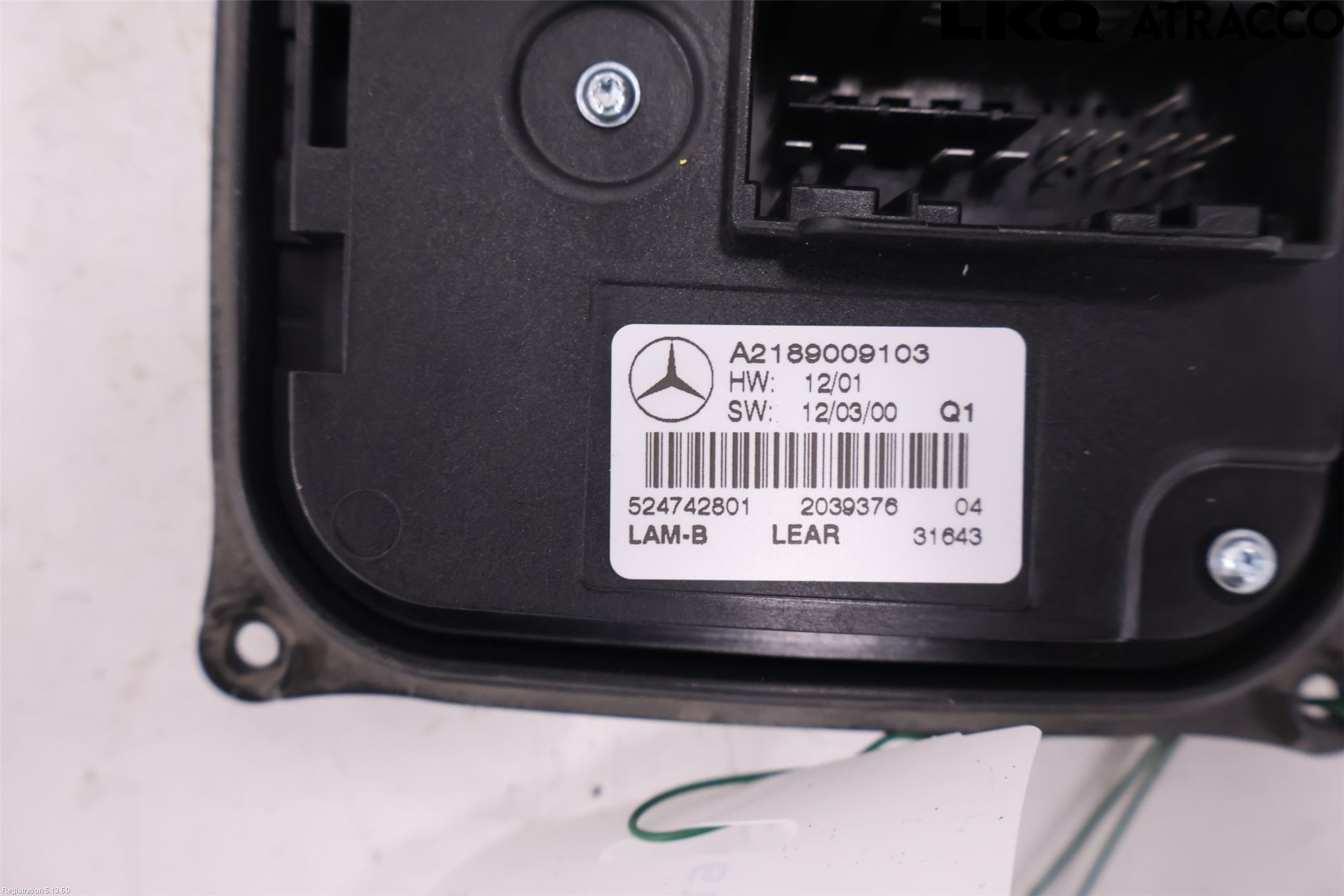 Mercedes-Benz MB C-KLASS (W204) 07-15 Styreenhet Xenon