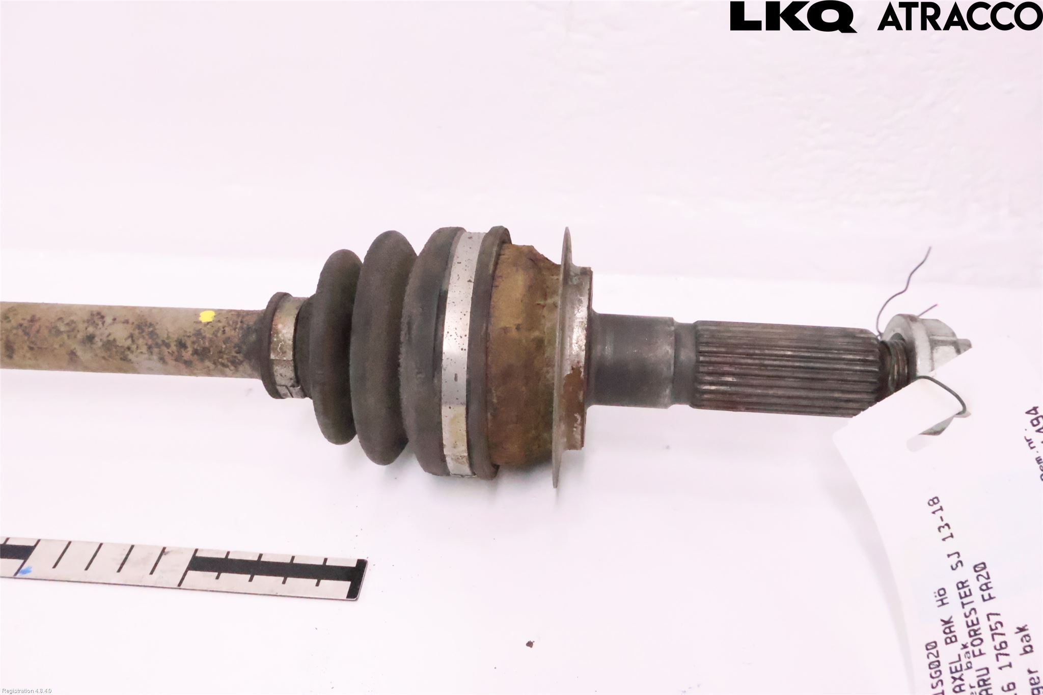 Subaru FORESTER SJ 13-18 Drivaksel Bak Kompl Høyre