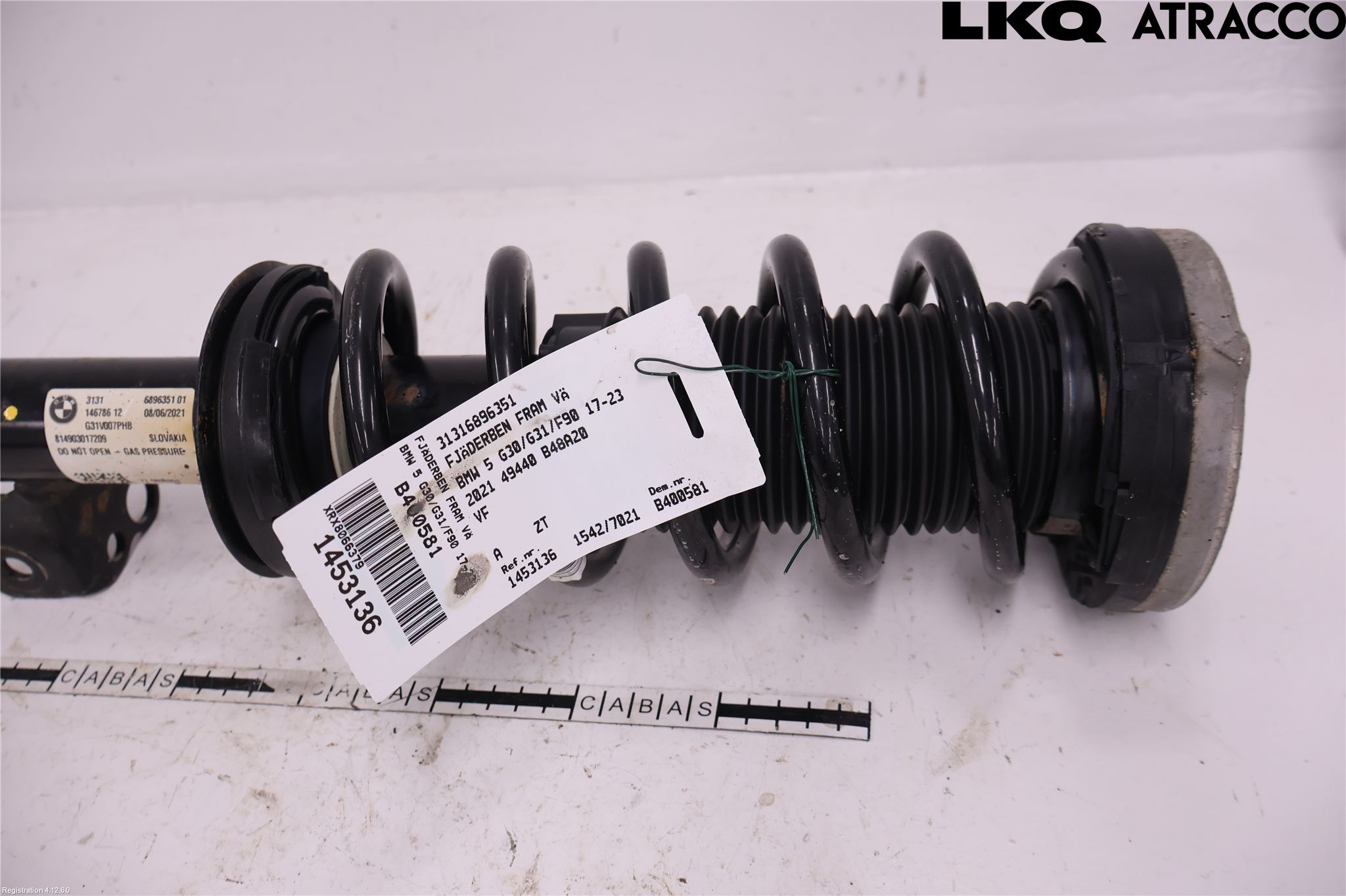 BMW 5 G30/G31/F90 17-23 Fjærbein Foran Venstre