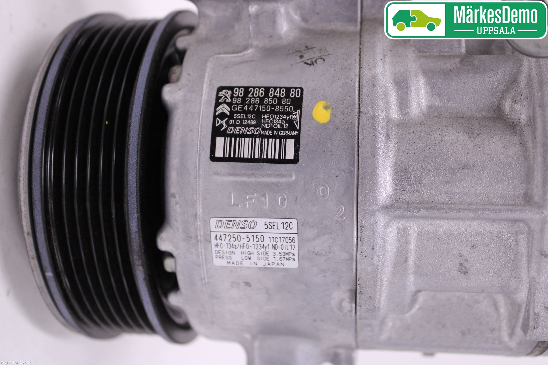 Opel CORSA F, CORSA-E 20- Varme Ac Kompressor
