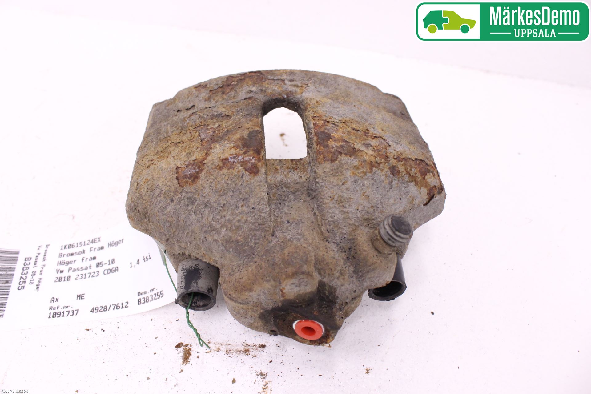 Volkswagen VW PASSAT 05-11 Bremsecaliper Foran Høyre