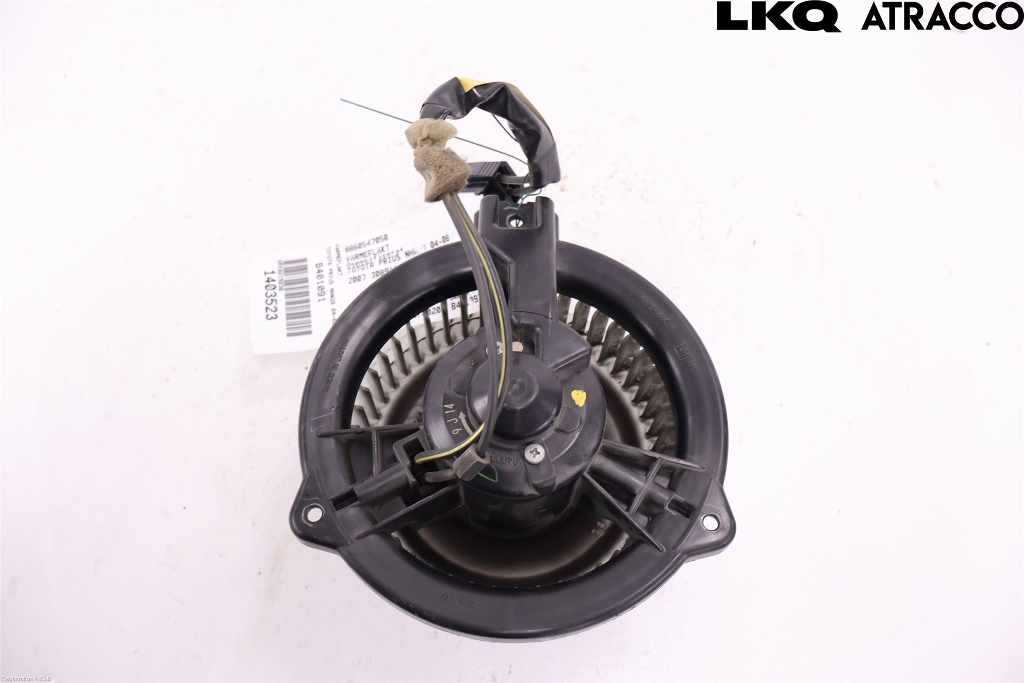 Toyota PRIUS NWH20 04-08 Varmeapparat Viftemotor