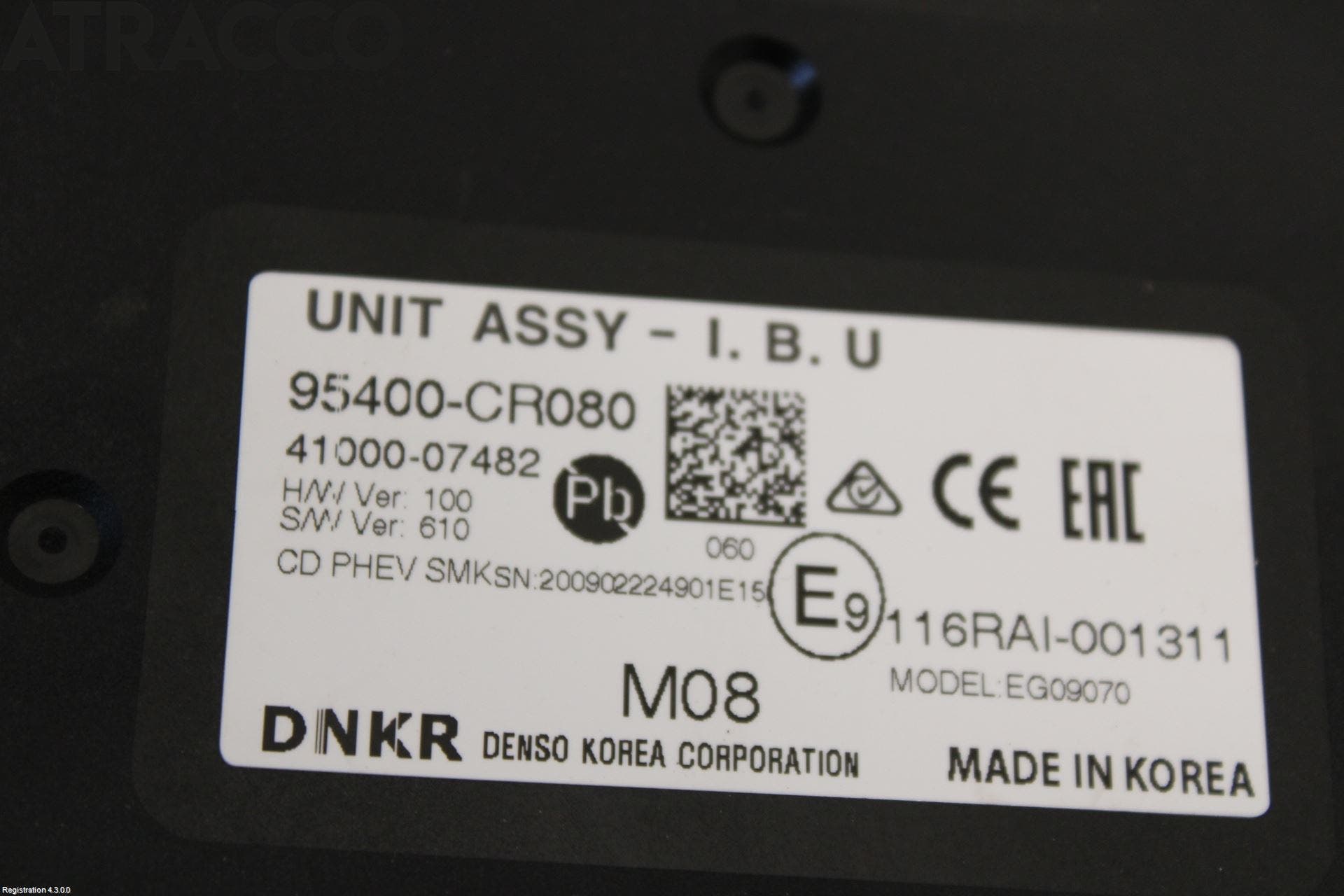 Kia XCEED 19- Styreenhet Øvrig