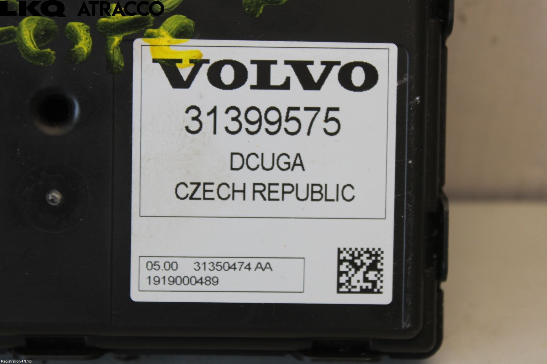 Volvo V60 14-18 Styreenhet Tilhengerfeste