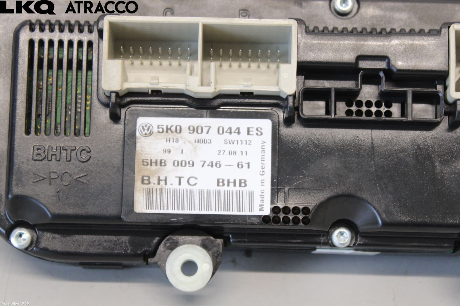 Volkswagen VW GOLF VI 09-13 Varme Ac Betjening-Display