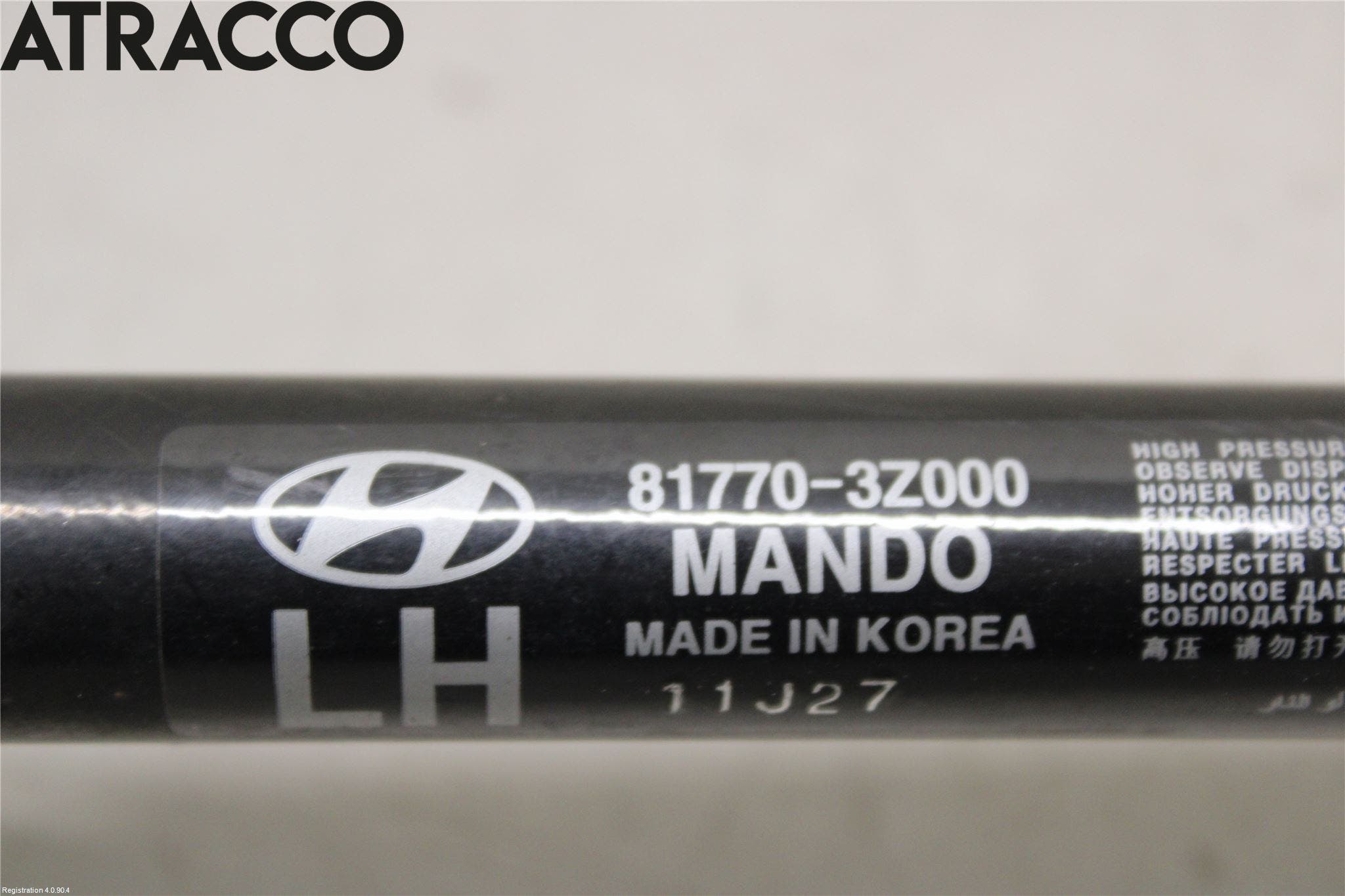 Hyundai i40 08-15 Bakluke Demper-Gassfjær