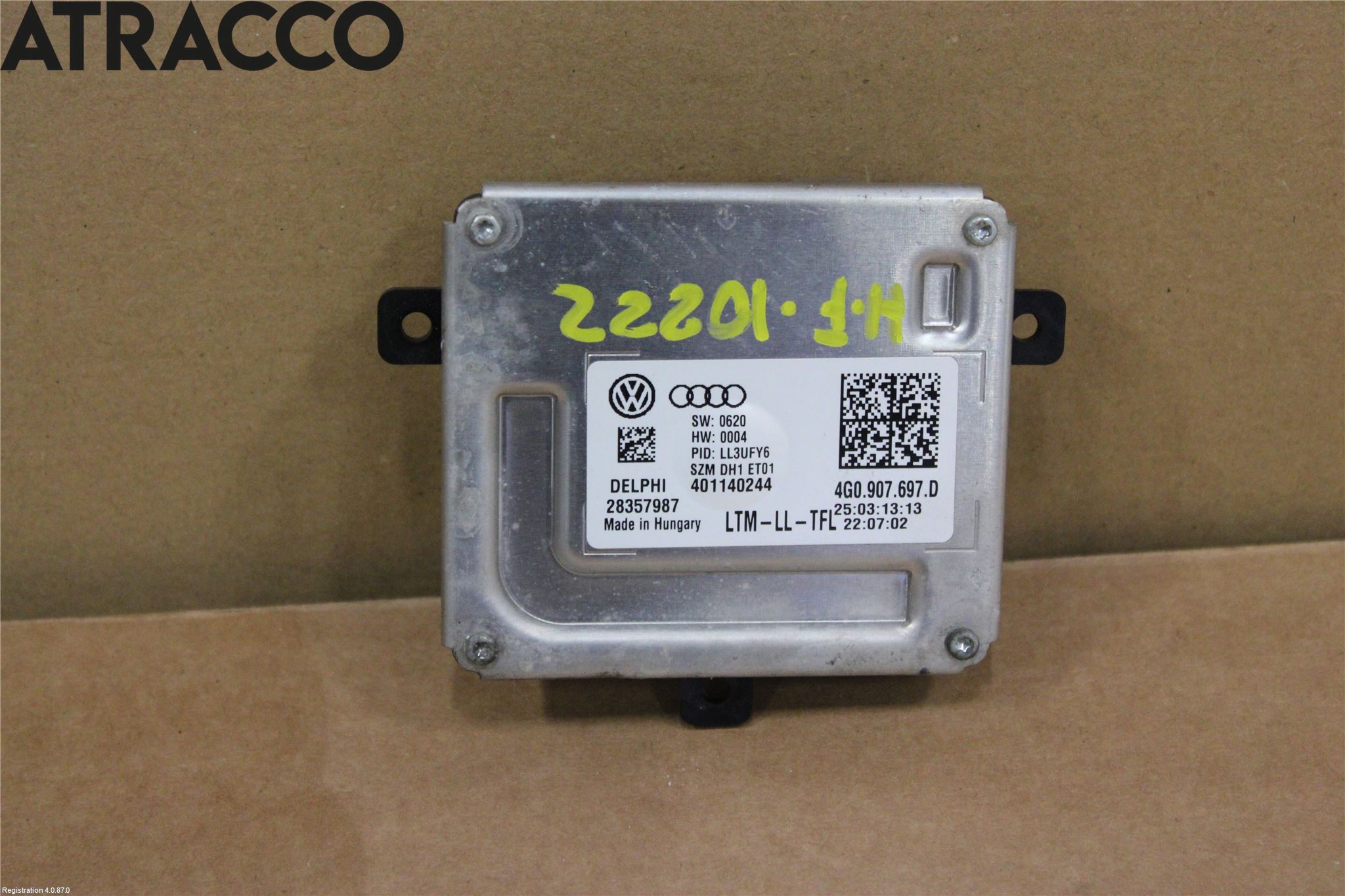 Audi A4/S4 08-11 Styreenhet Xenon