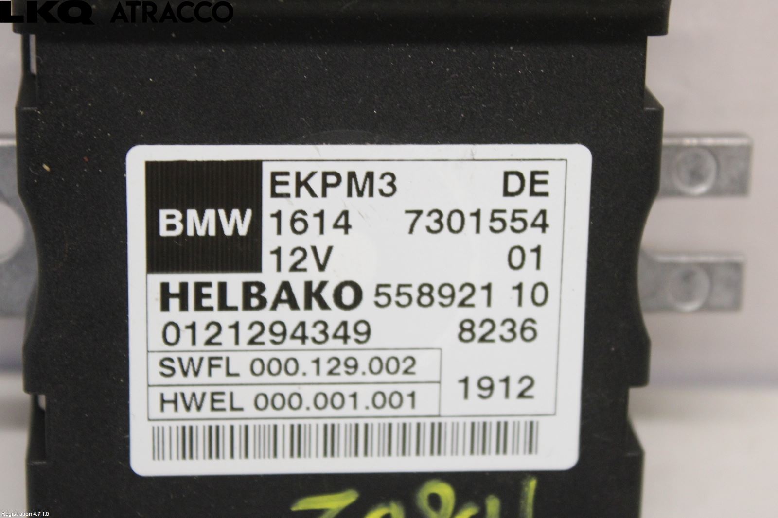 BMW 3 F30/F31/F80 12-19 Styreenhet Drivstoffpumpe