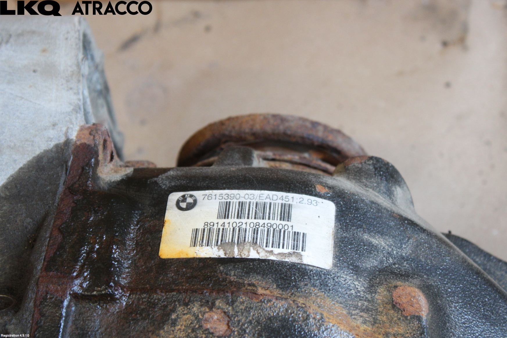 BMW X1 E84 10-15 Bakaksel Kardang Bak -Diff