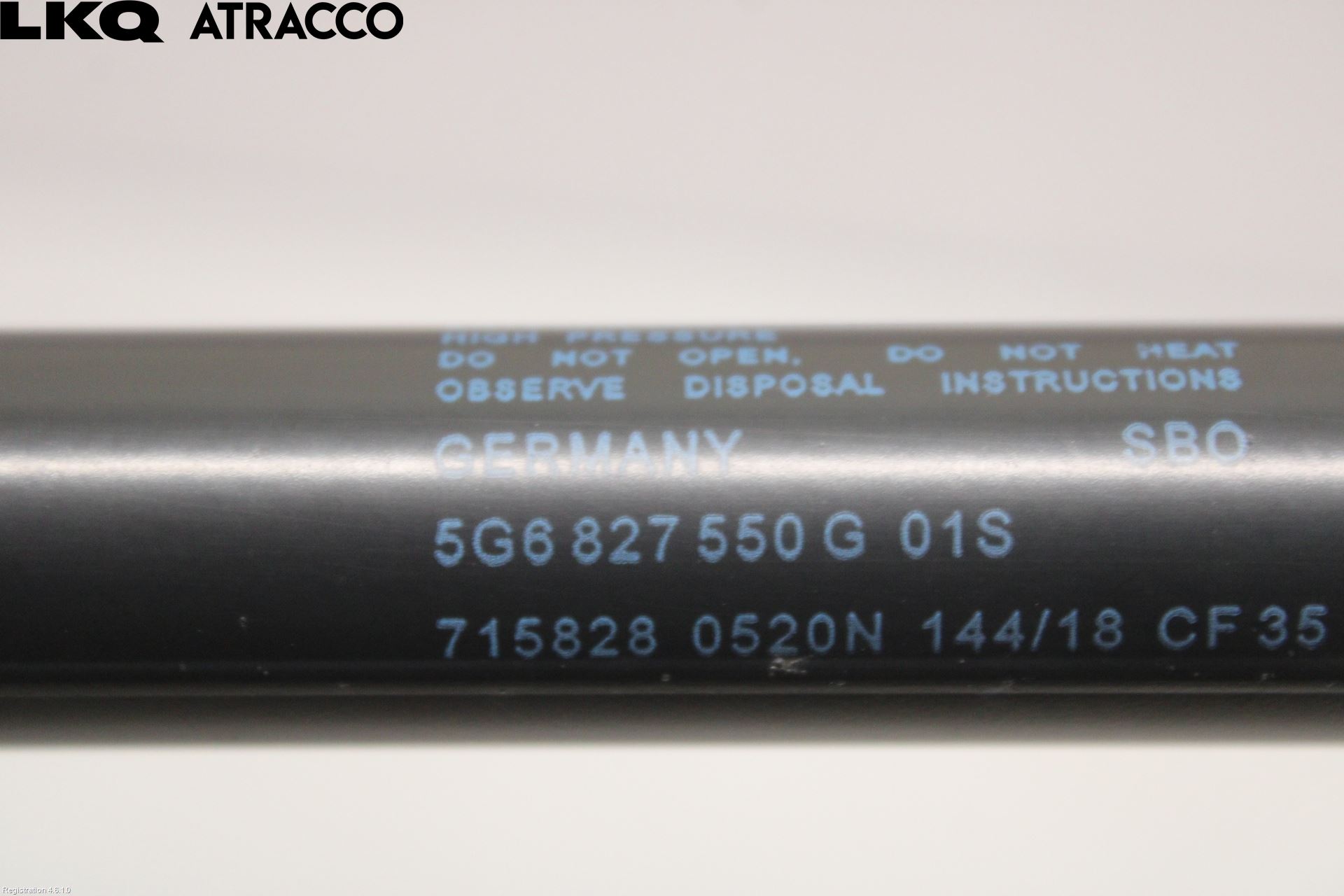 Volkswagen VW GOLF / E-GOLF VII 13-20 Bakluke Demper-Gassfjær