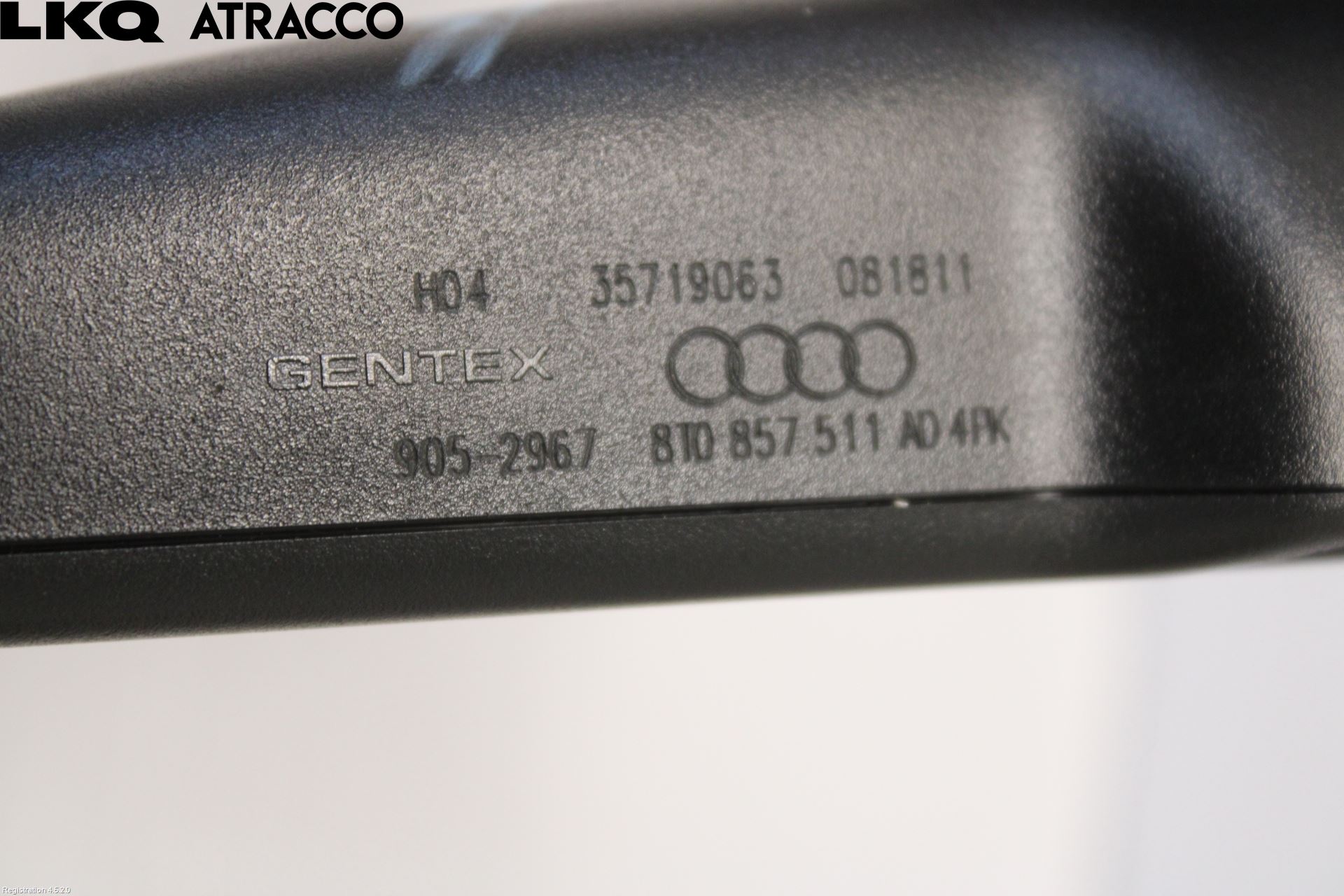 Audi S5 07- Speil Innvendig