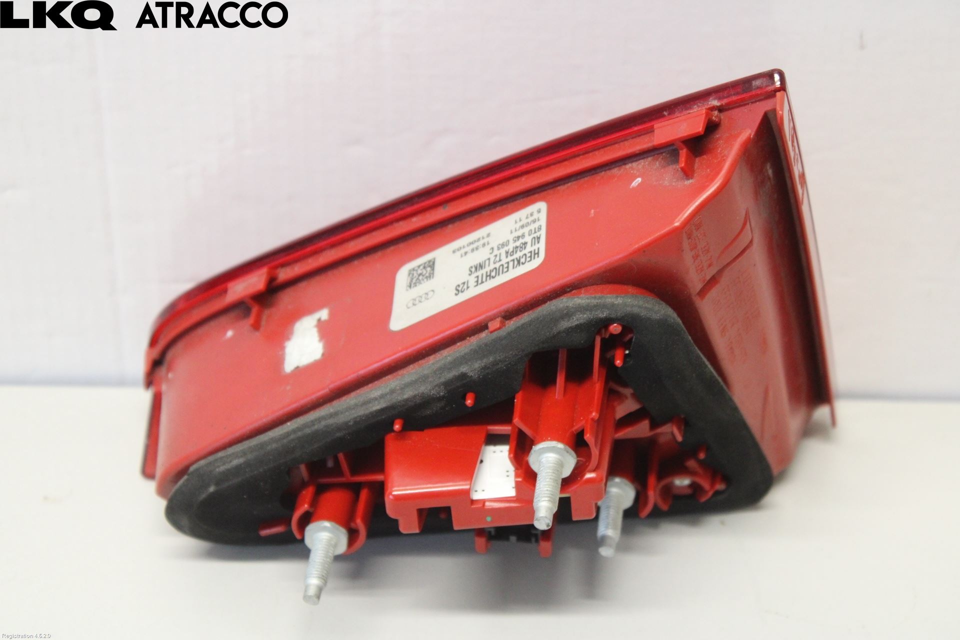 Audi S5 07- Baklykt Venstre  På Luke(Indre