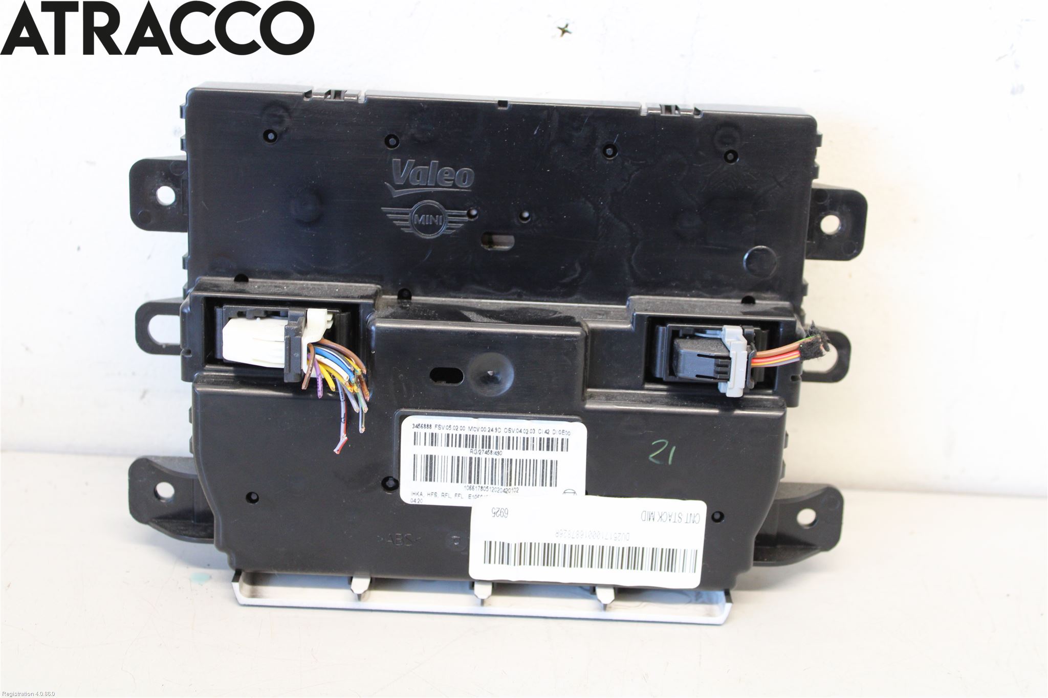 Mini COUPE R56 05-14 Varme Ac Betjening-Display