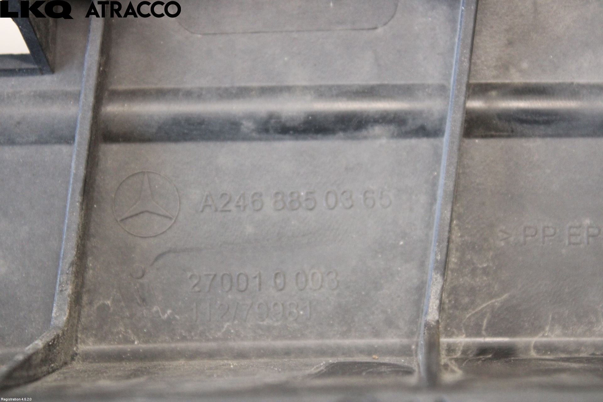 Mercedes-Benz MB B-KLASS (W246/W242) 12-19 Støtfanger Foran Midt Del