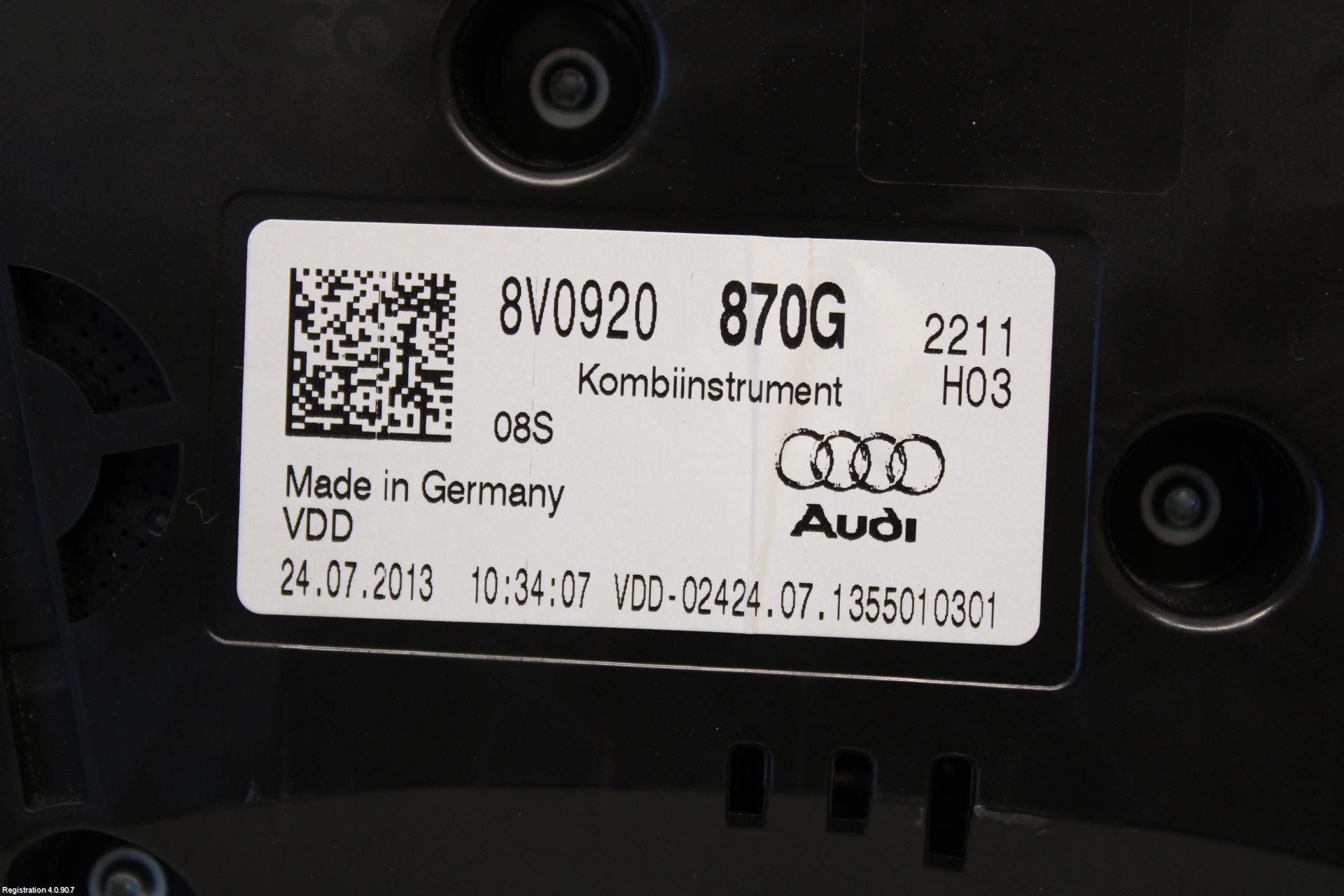 Audi A3/S3 05-13 Instr Kombinert